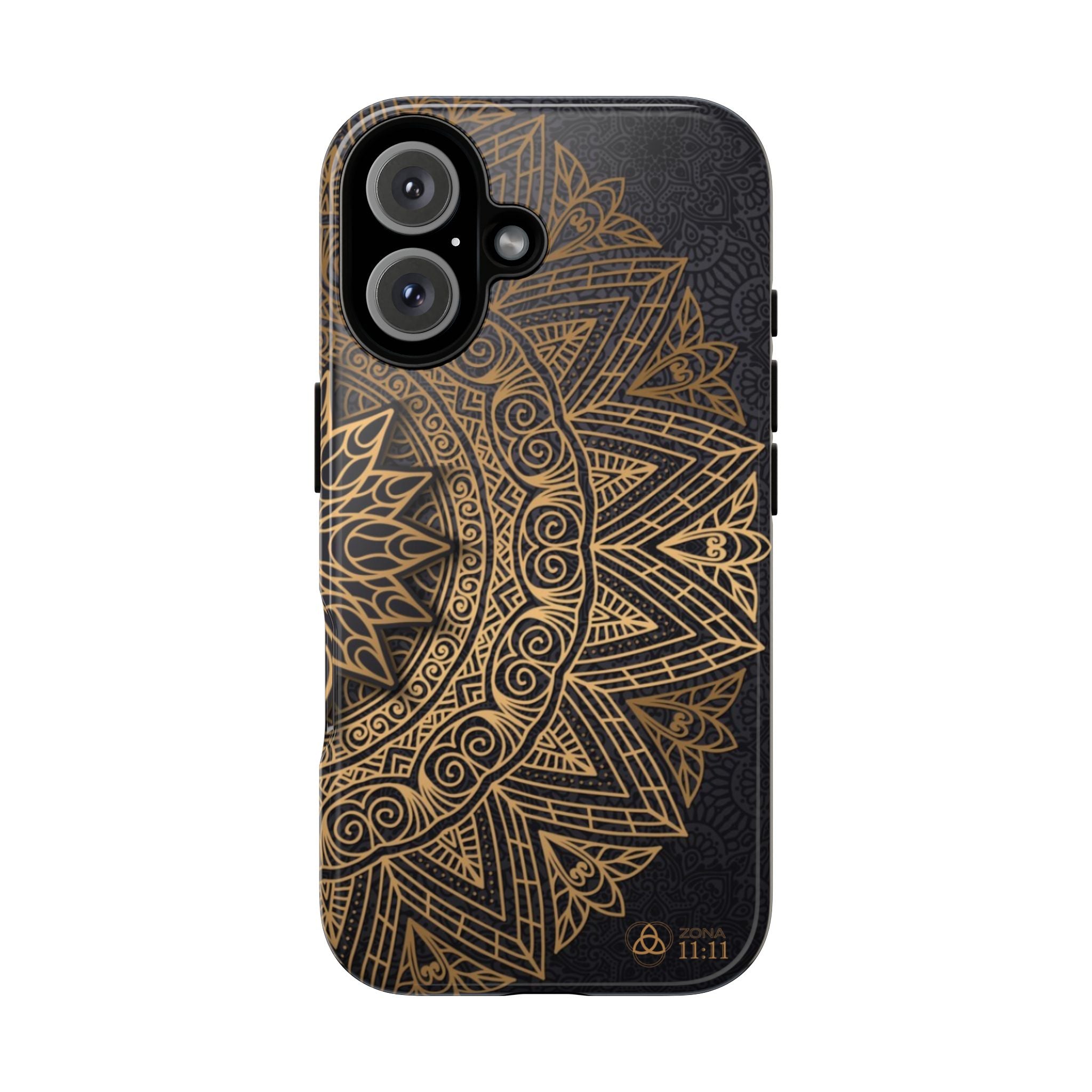 Mandala Dorado – Carcasa Doble Protección