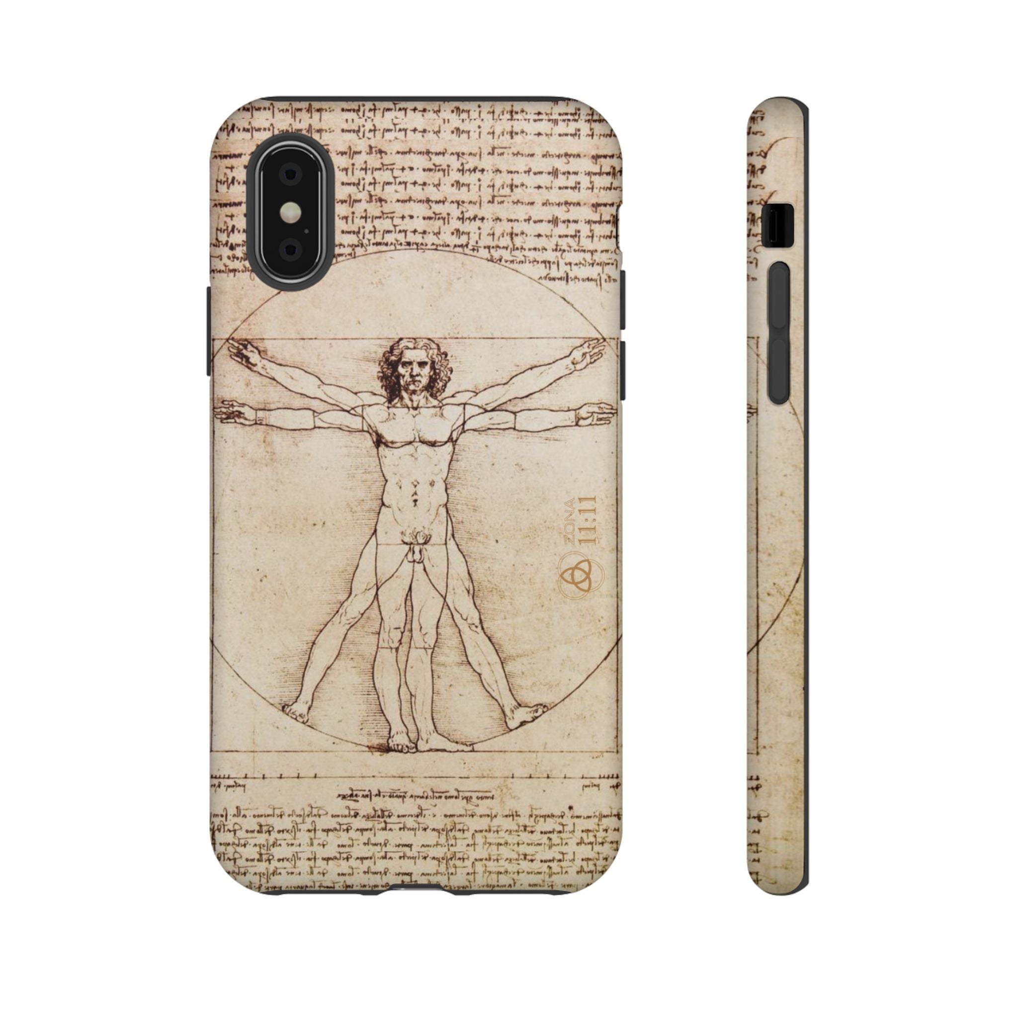 Proporción Divina – Carcasa de doble capa del Hombre de Vitruvio - Da Vinci