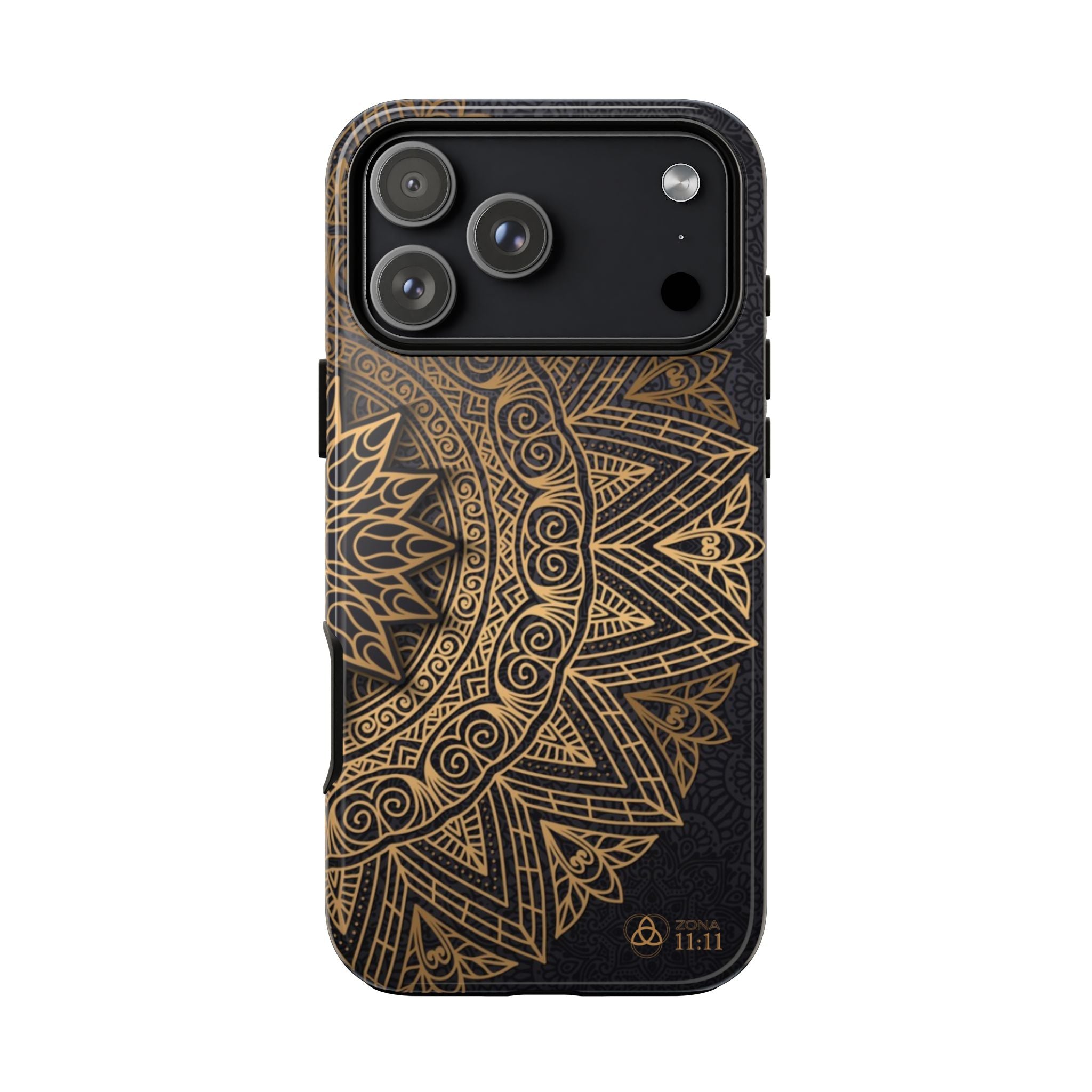 Mandala Dorado – Carcasa Doble Protección