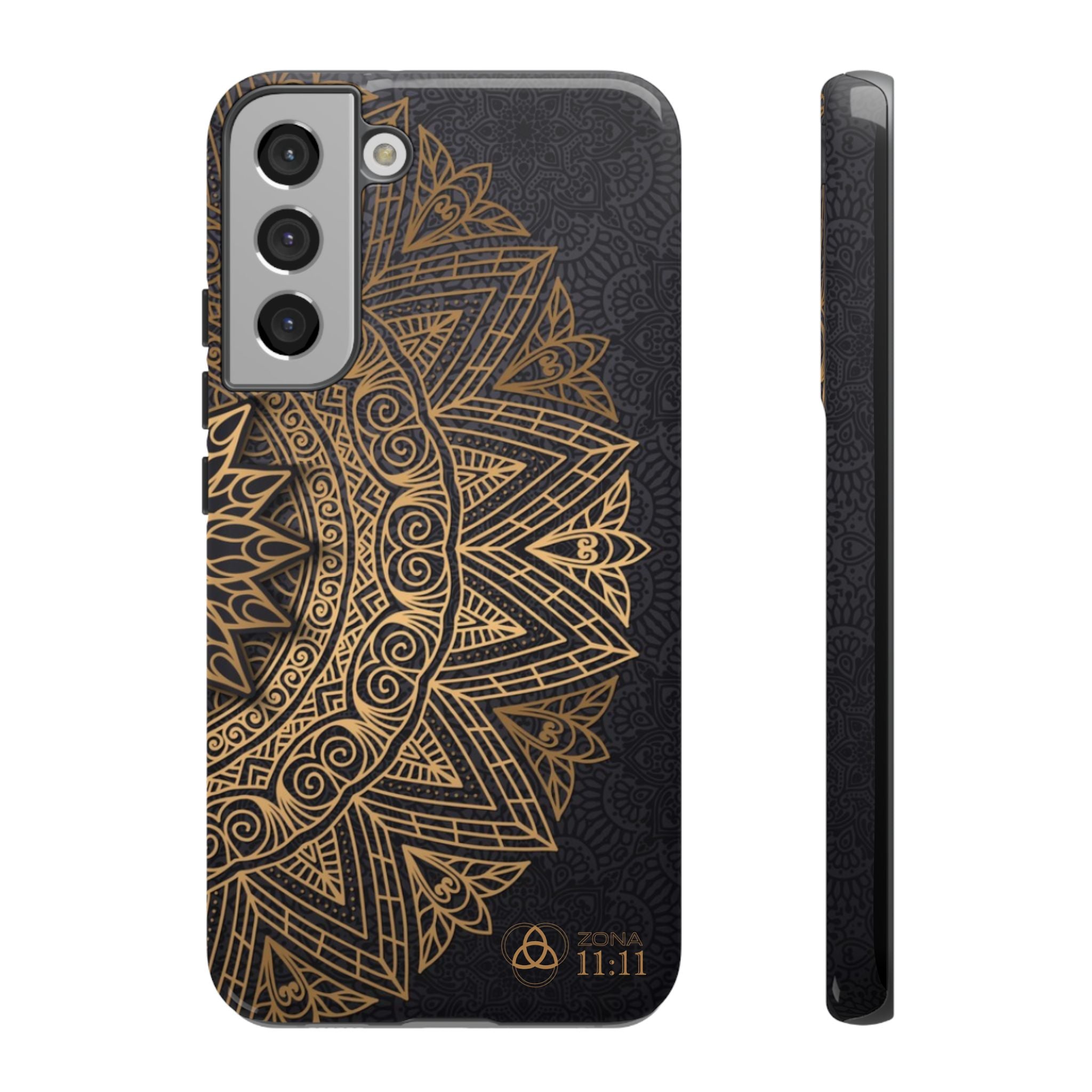 Mandala Dorado – Carcasa Doble Protección