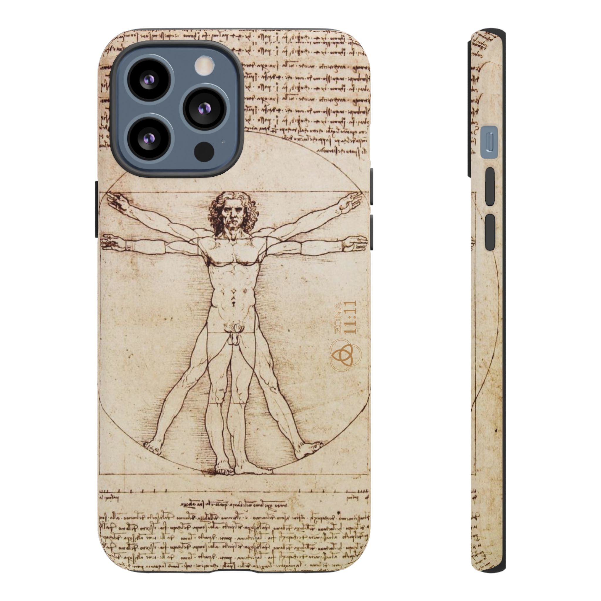 Proporción Divina – Carcasa de doble capa del Hombre de Vitruvio - Da Vinci