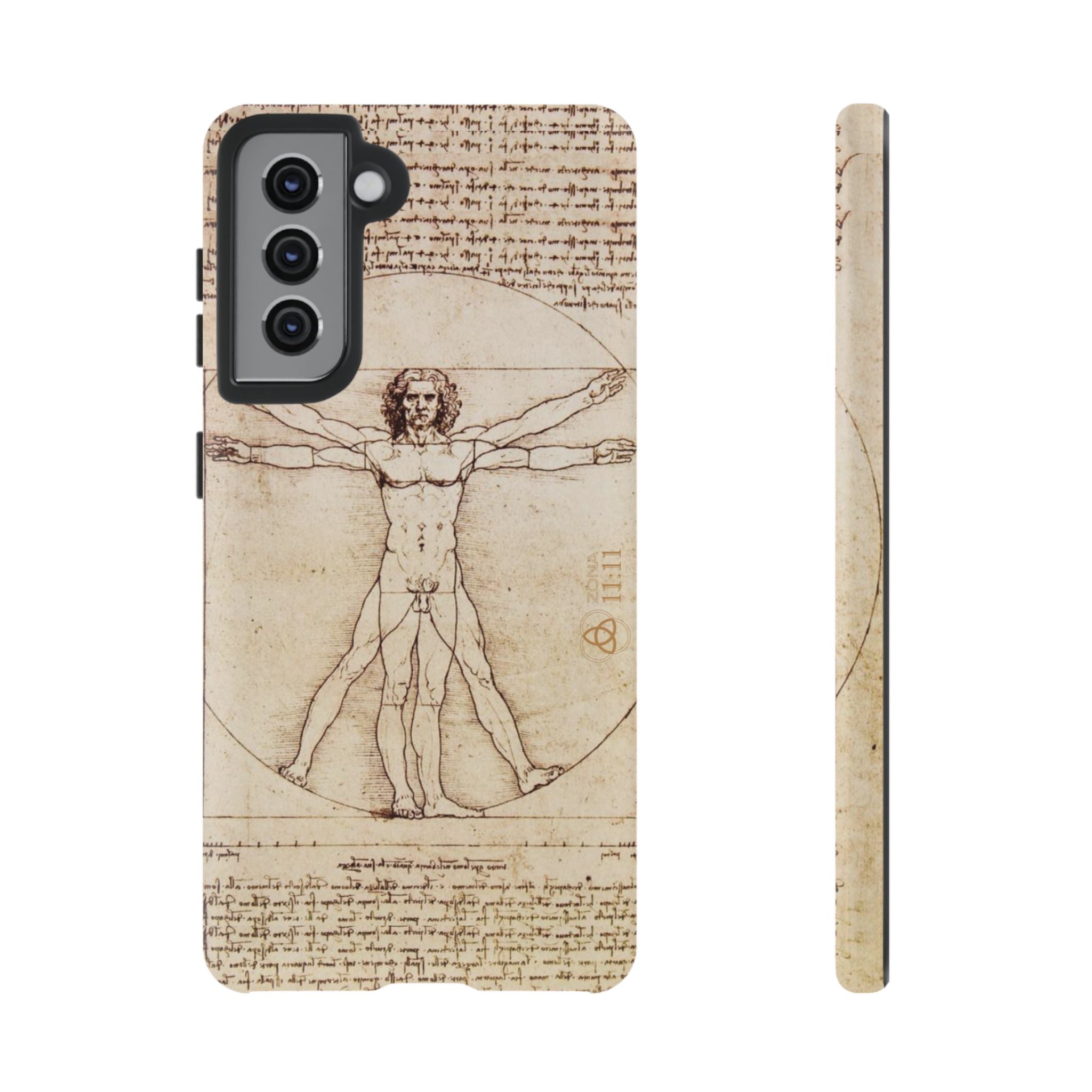 Proporción Divina – Carcasa de doble capa del Hombre de Vitruvio - Da Vinci