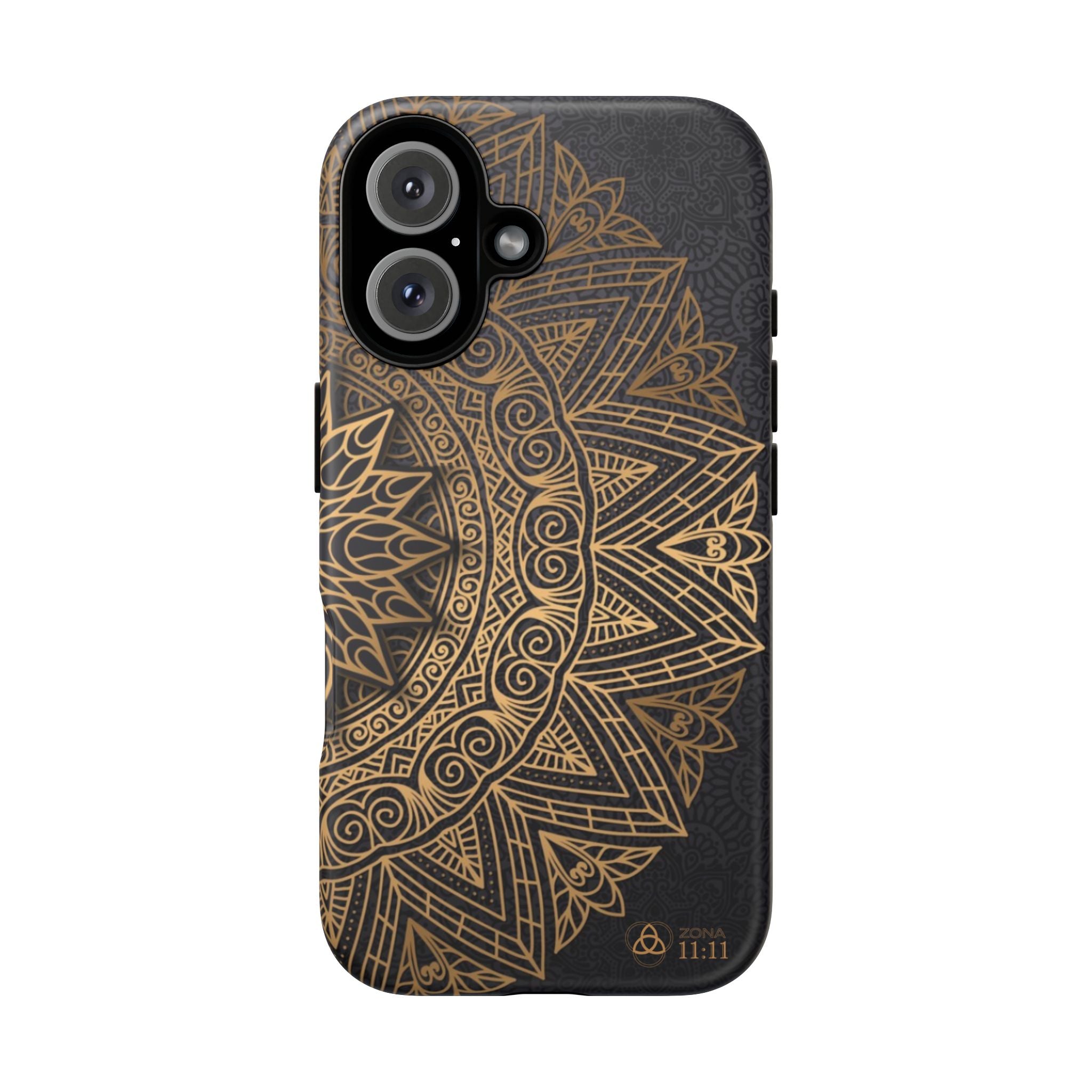 Mandala Dorado – Carcasa Doble Protección