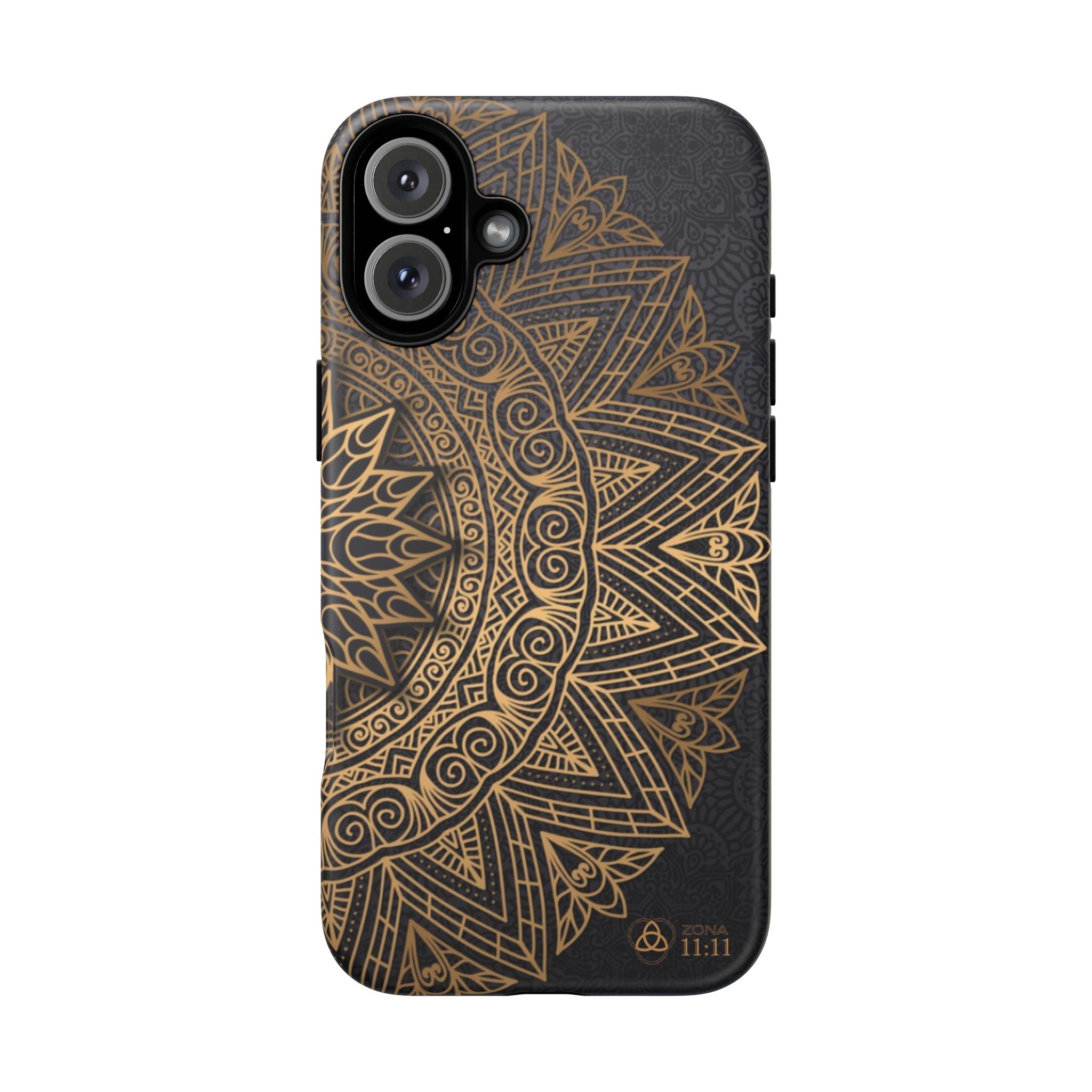 Mandala Dorado – Carcasa Doble Protección