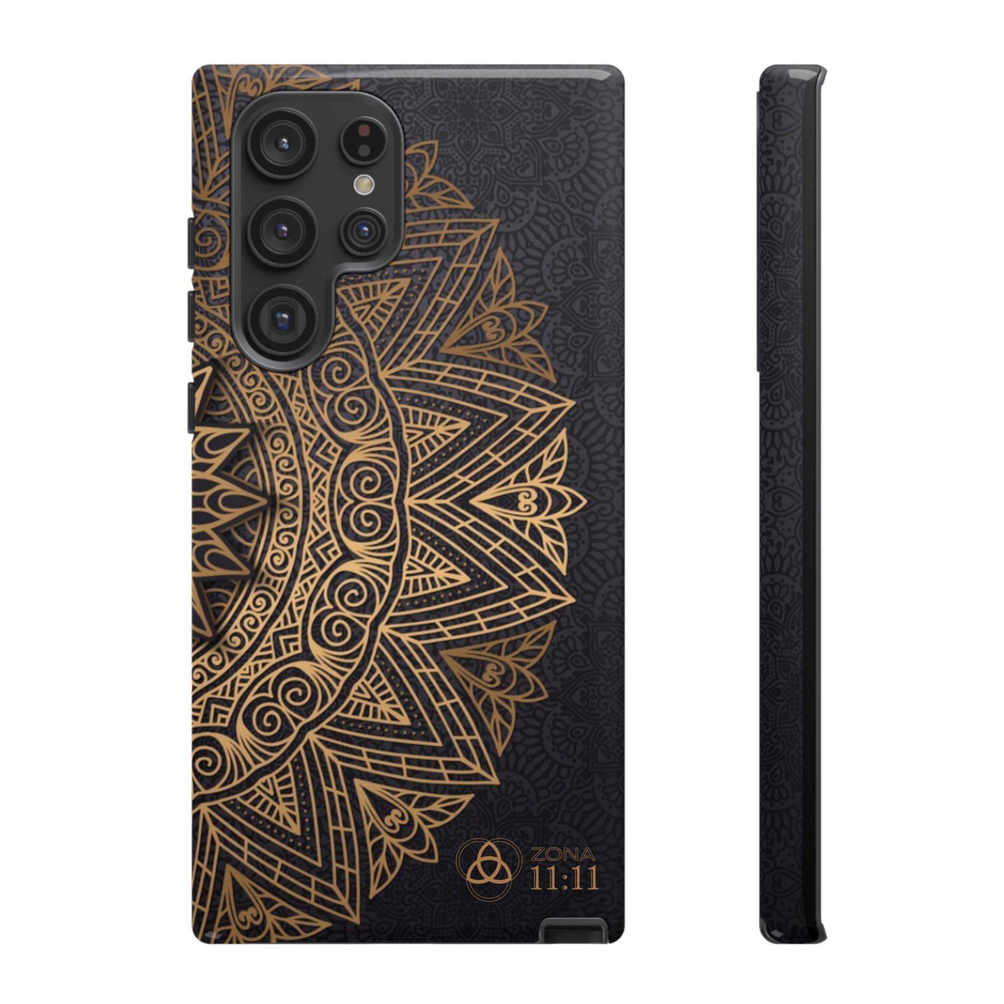 Mandala Dorado – Carcasa Doble Protección