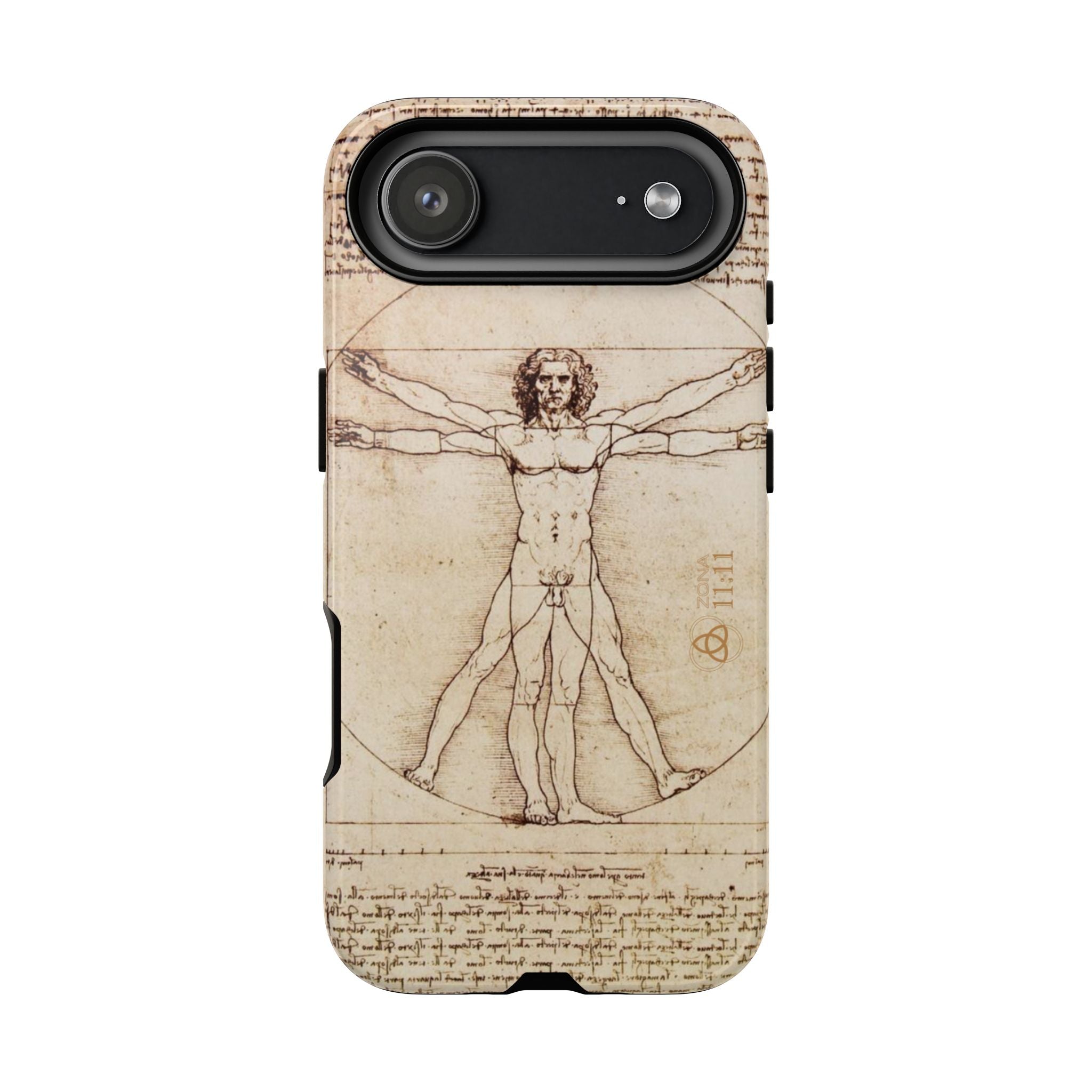 Proporción Divina – Carcasa de doble capa del Hombre de Vitruvio - Da Vinci