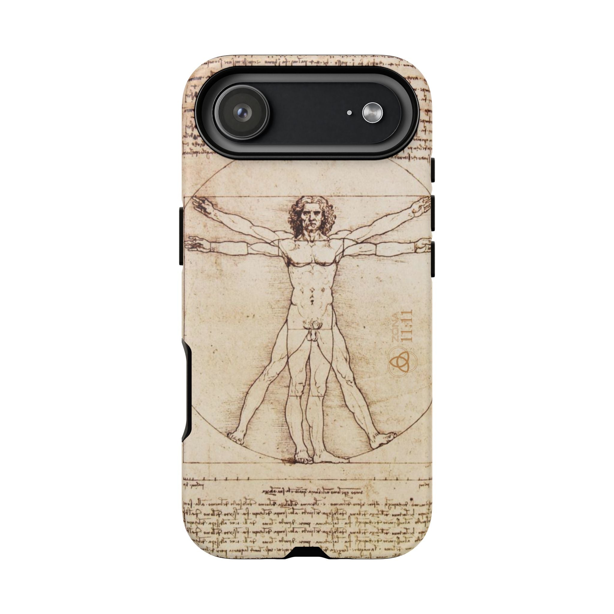 Proporción Divina – Carcasa de doble capa del Hombre de Vitruvio - Da Vinci
