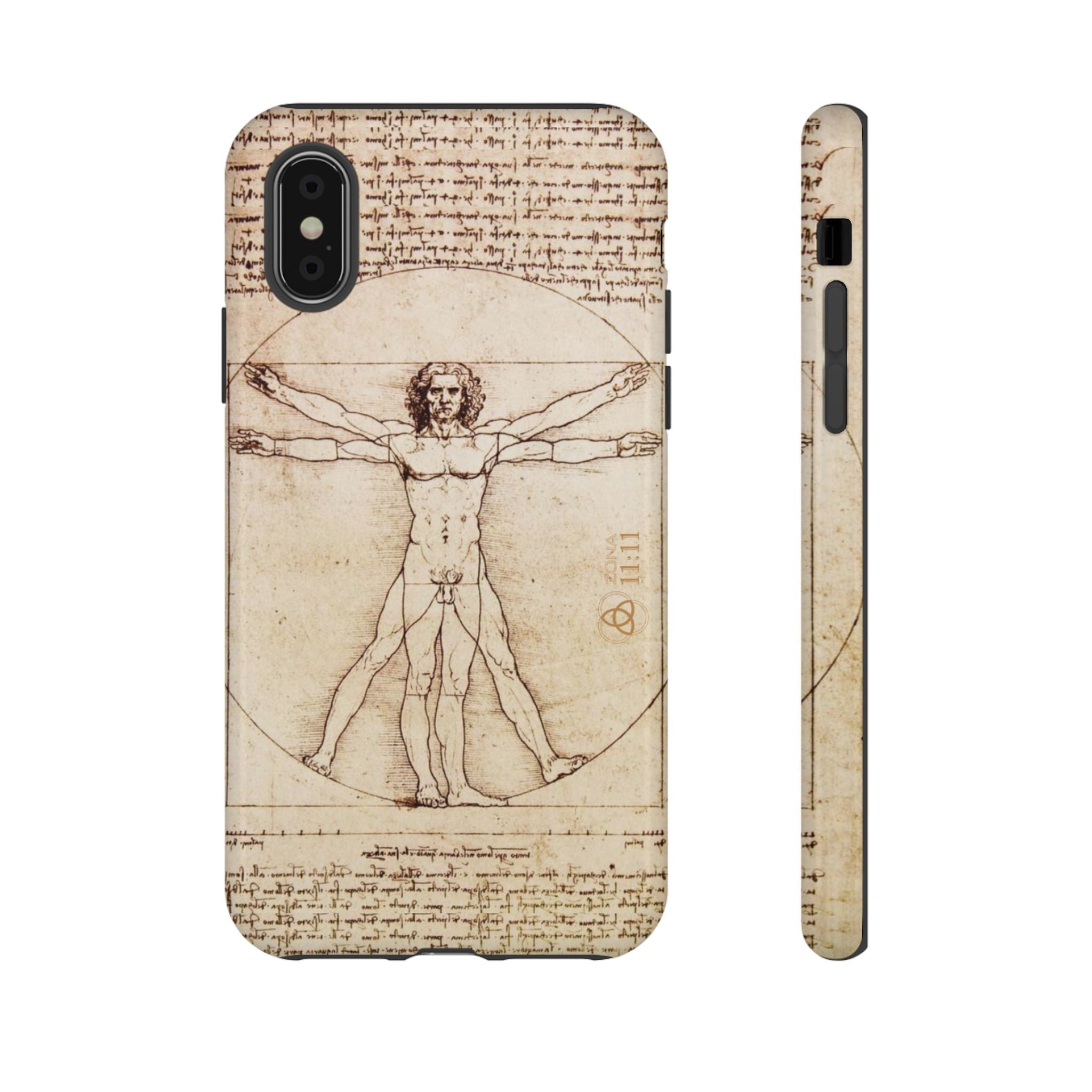 Proporción Divina – Carcasa de doble capa del Hombre de Vitruvio - Da Vinci