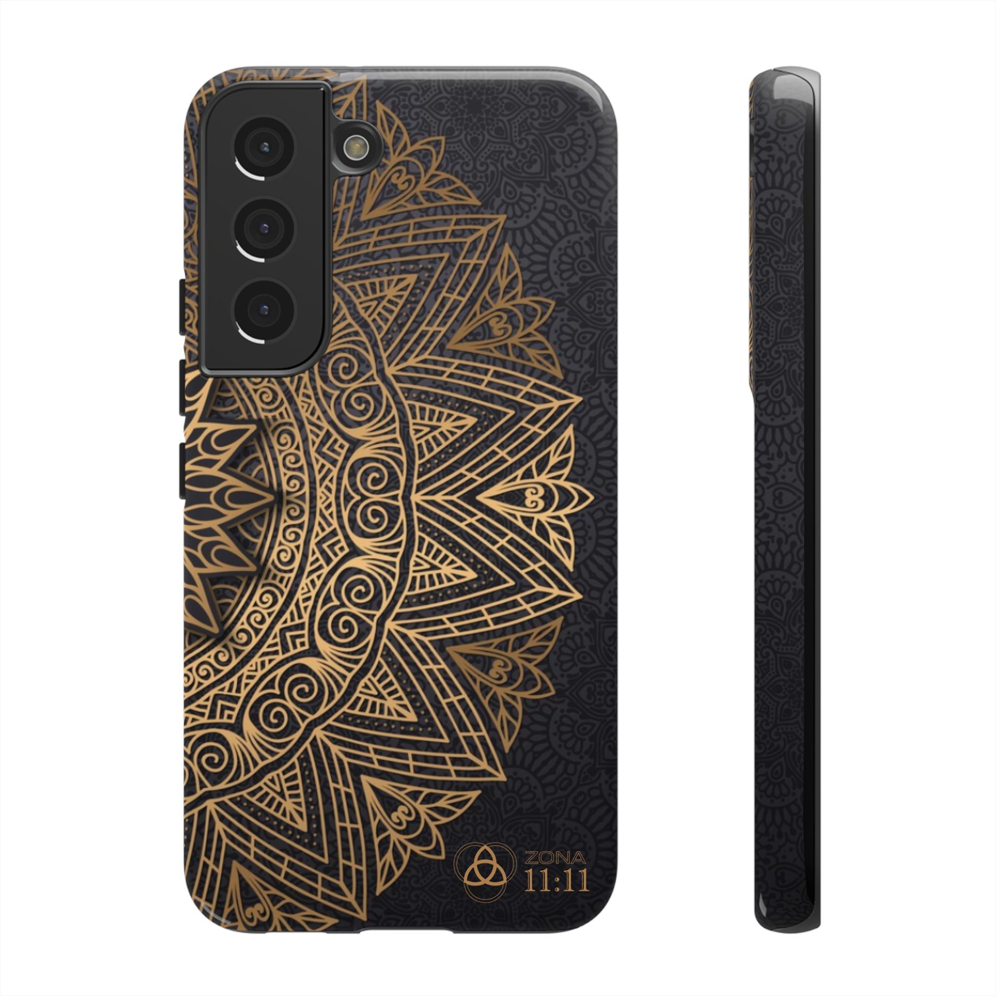 Mandala Dorado – Carcasa Doble Protección