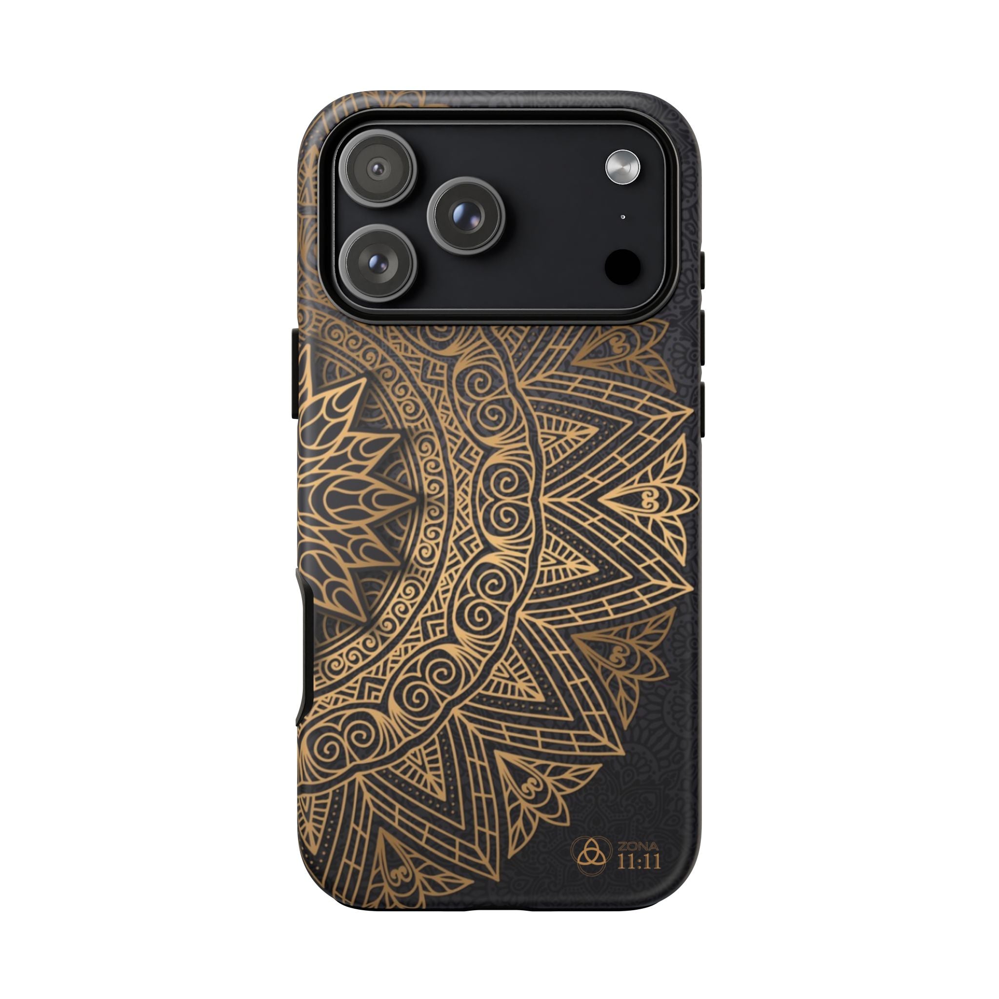 Mandala Dorado – Carcasa Doble Protección