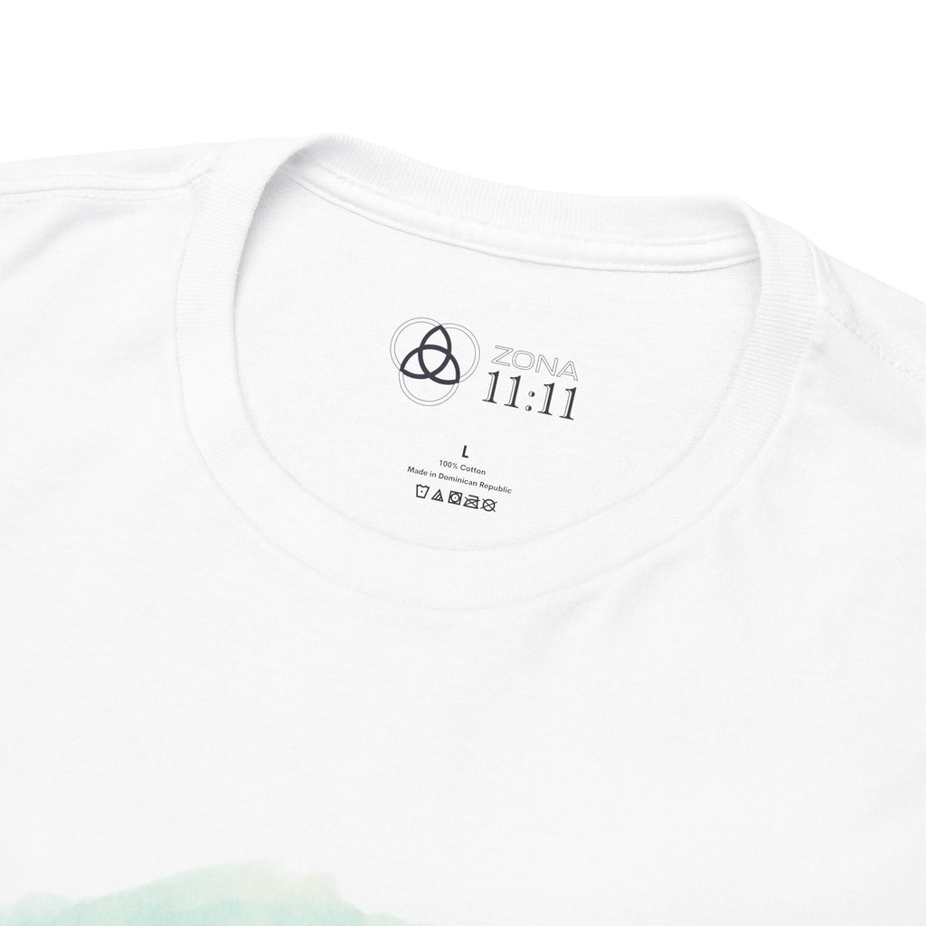 Espiral Dorada – Camiseta Unisex con Onda de la Vida