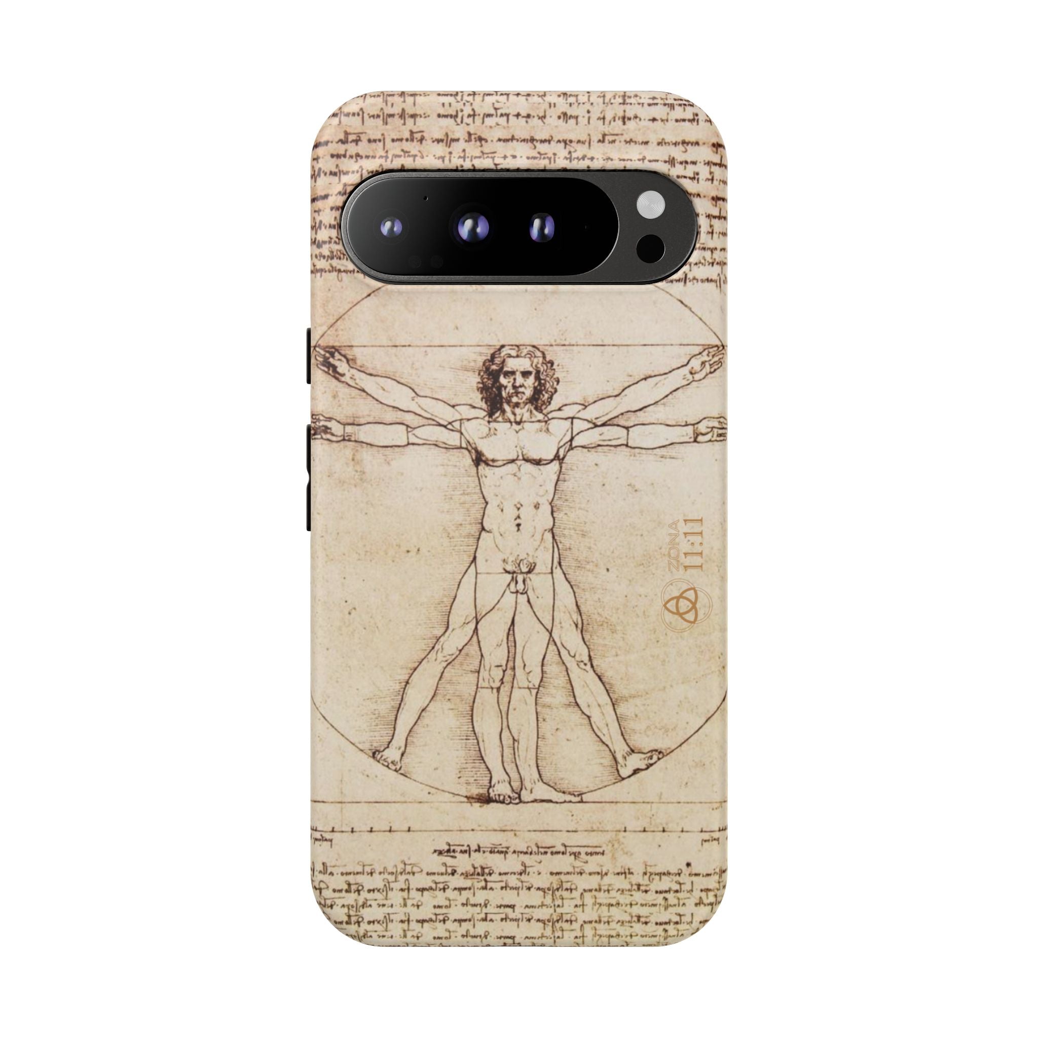 Proporción Divina – Carcasa de doble capa del Hombre de Vitruvio - Da Vinci