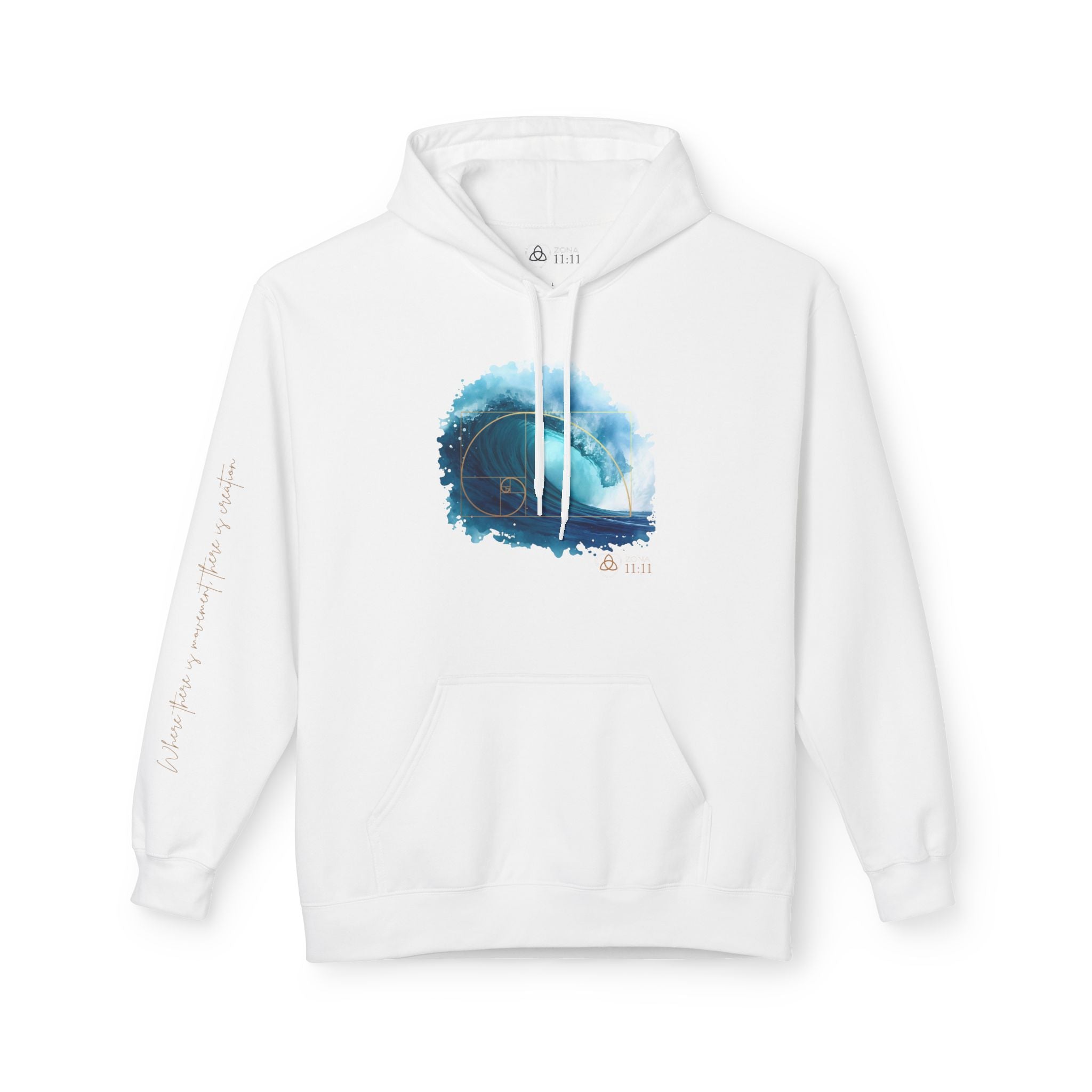Espiral Dorada · Hoodie Unisex – Onda de la Vida
