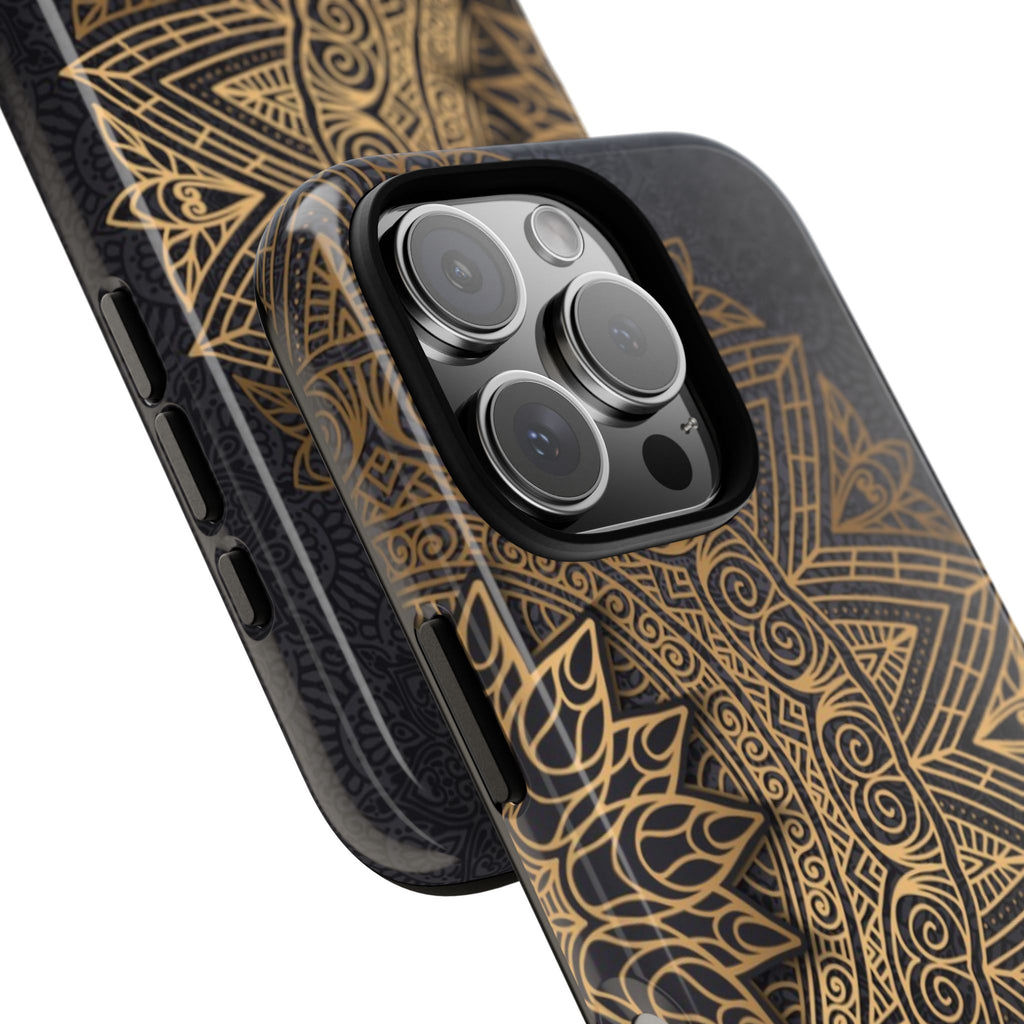 Mandala Dorado – Carcasa Doble Protección