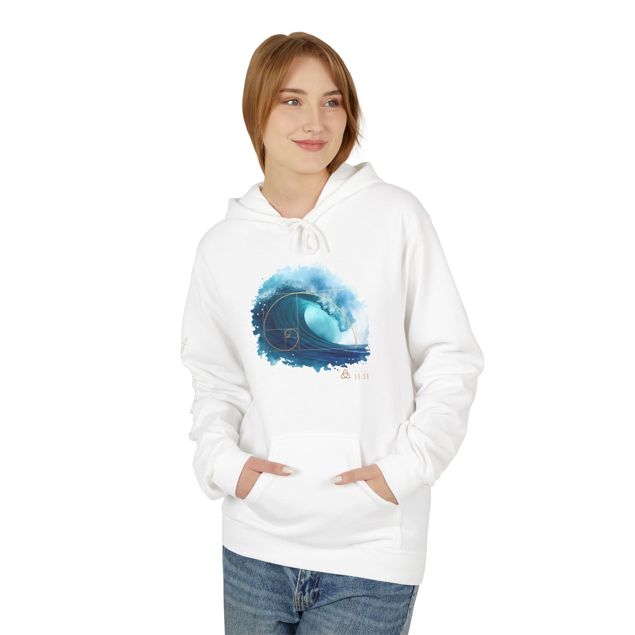 Espiral Dorada · Hoodie Unisex – Onda de la Vida