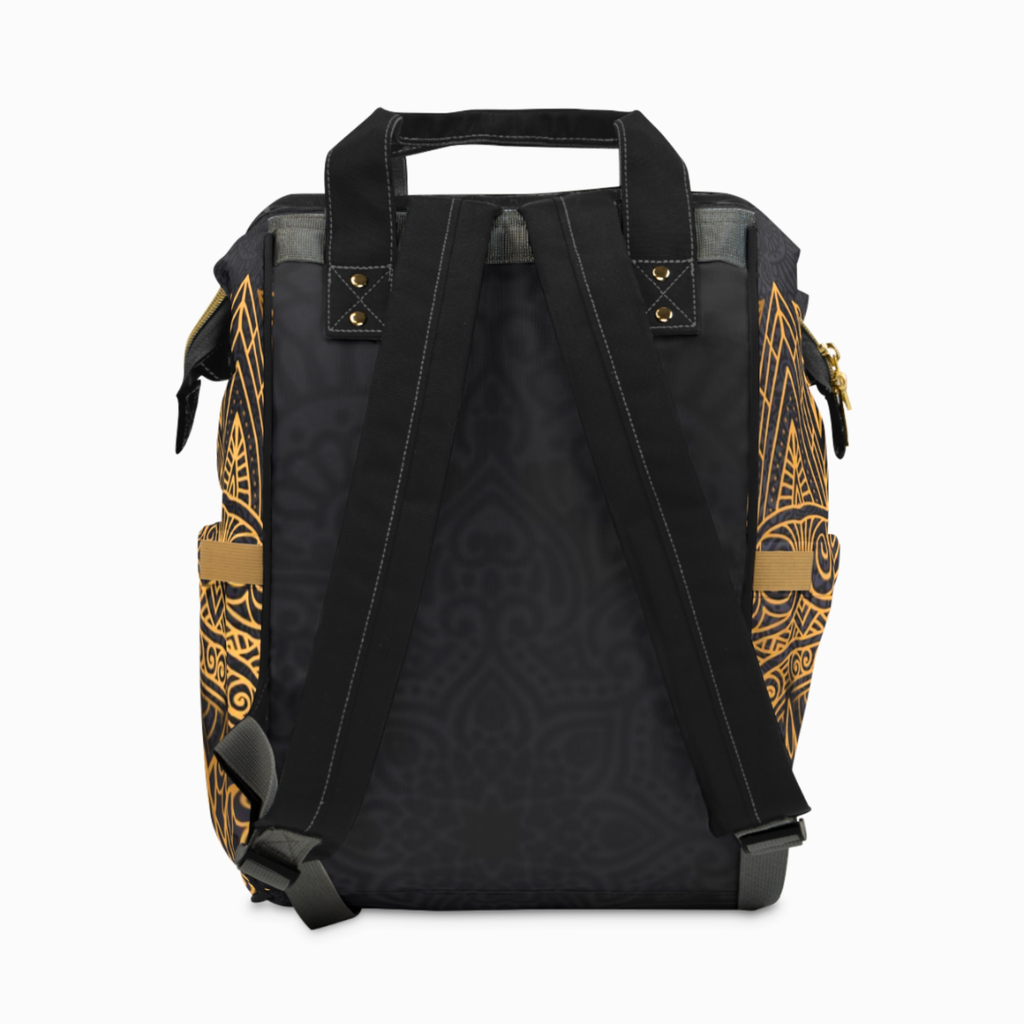 Mochila Multifuncional Mandala Dorado – ZONA 11:11
