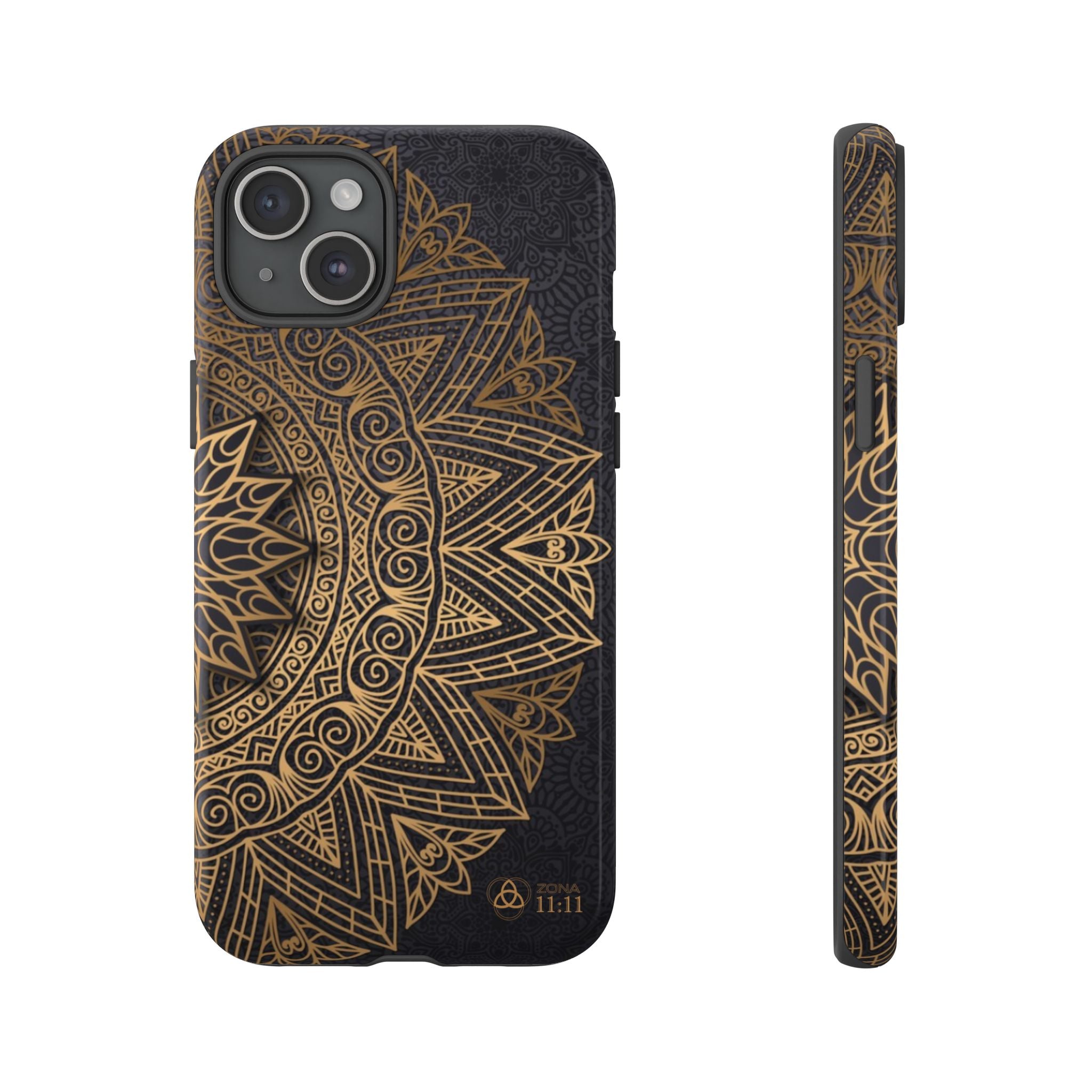 Mandala Dorado – Carcasa Doble Protección