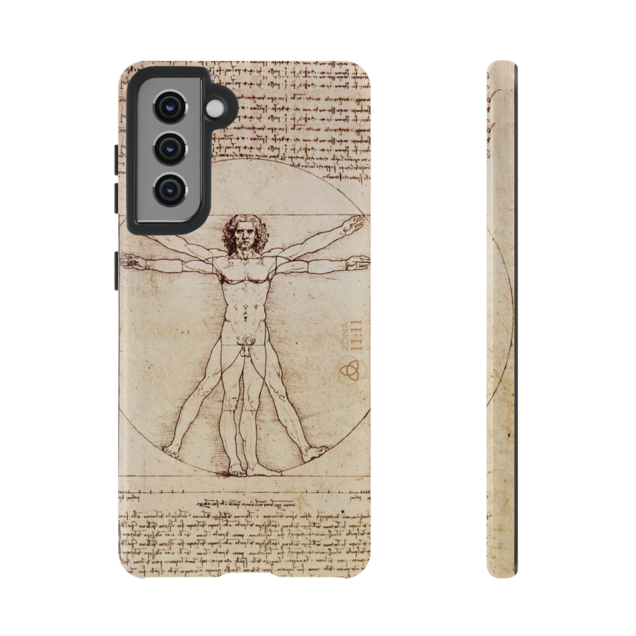 Proporción Divina – Carcasa de doble capa del Hombre de Vitruvio - Da Vinci