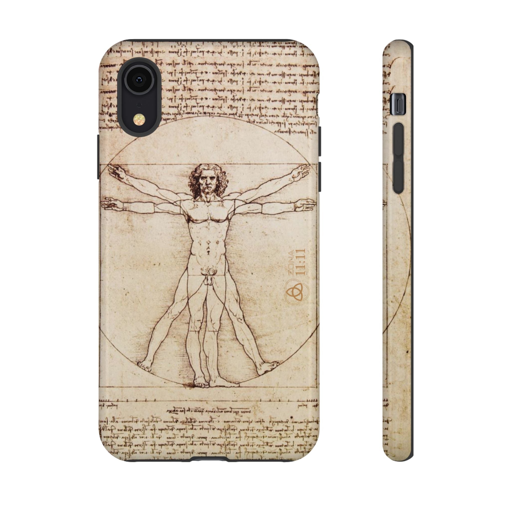 Proporción Divina – Carcasa de doble capa del Hombre de Vitruvio - Da Vinci