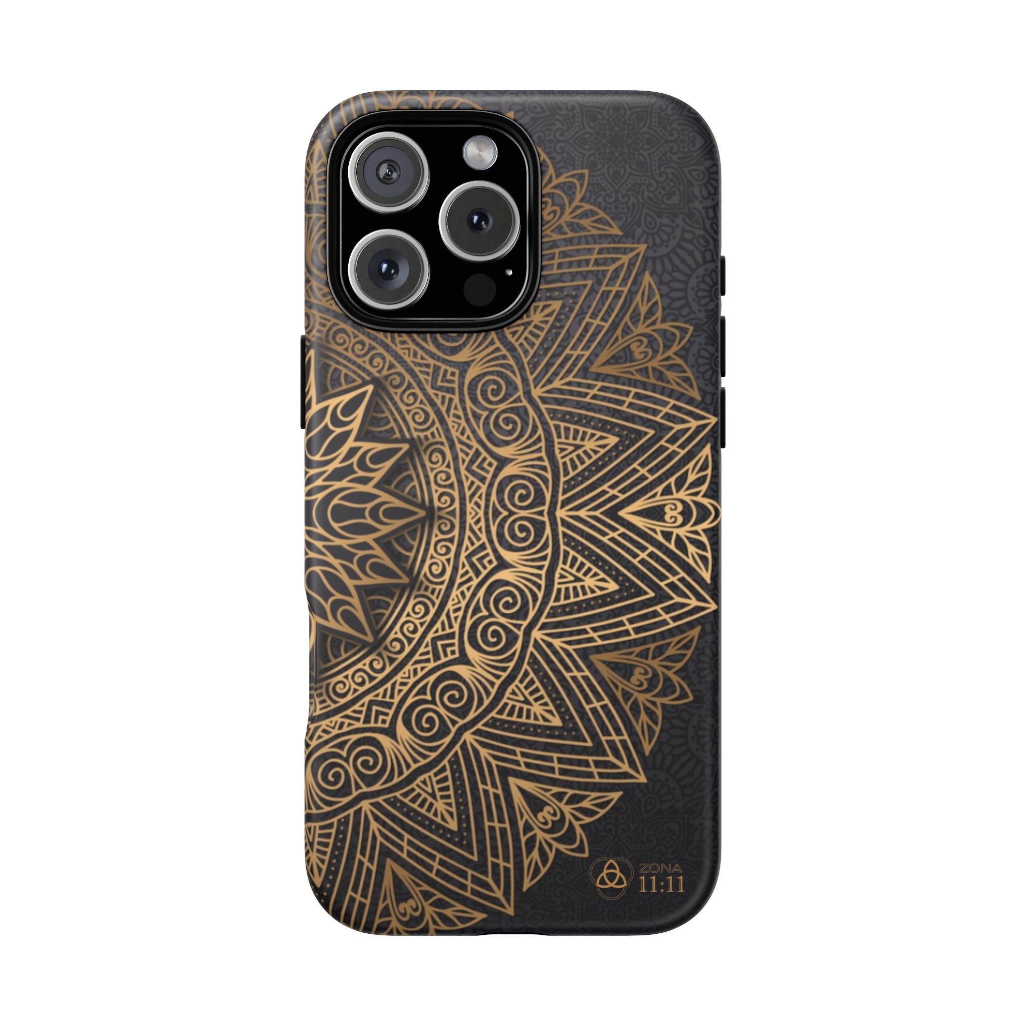 Mandala Dorado – Carcasa Doble Protección