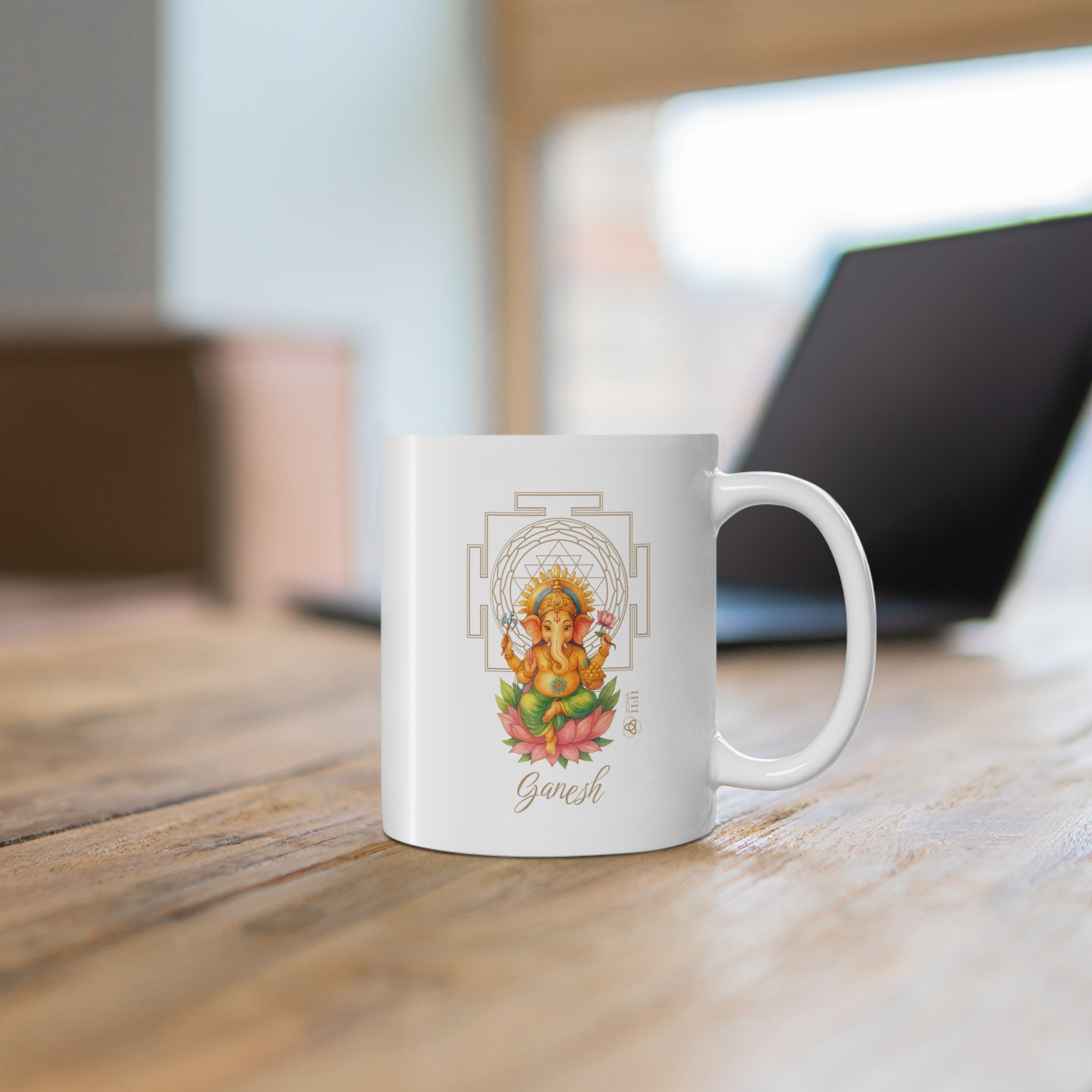 Ganesh Sagrado – Taza Abundancia & Bendición (11oz & 15oz)
