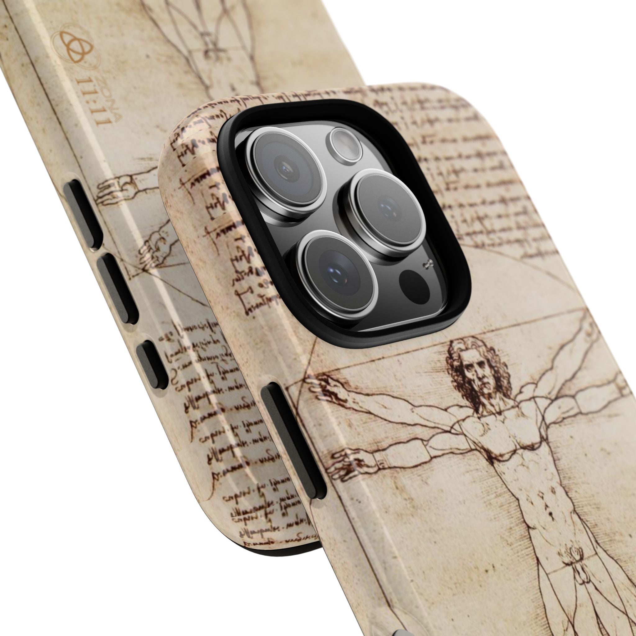 Proporción Divina – Carcasa de doble capa del Hombre de Vitruvio - Da Vinci