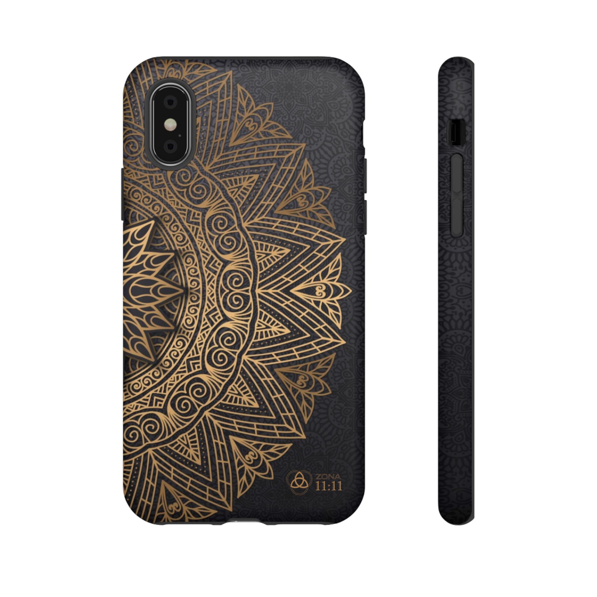 Mandala Dorado – Carcasa Doble Protección