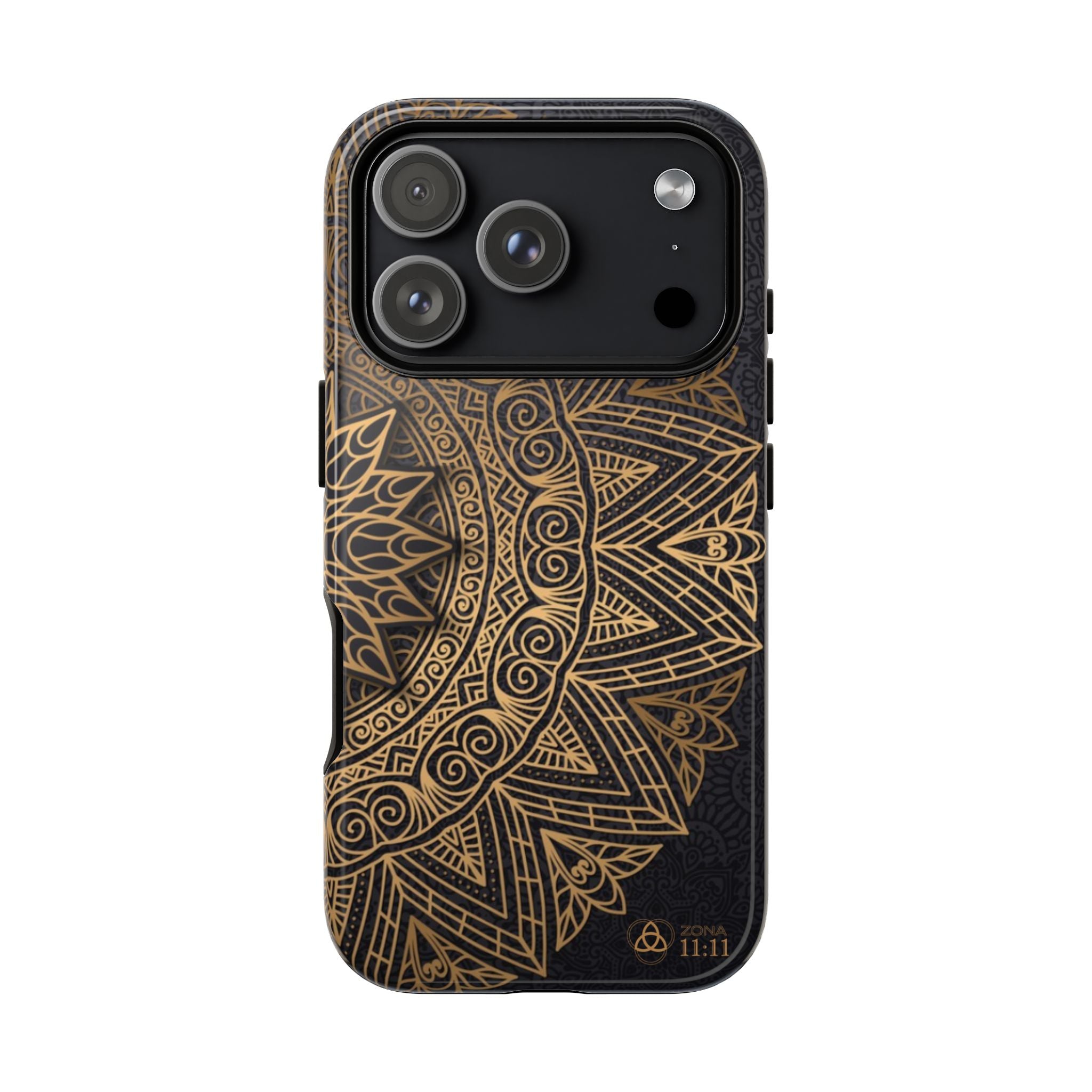 Mandala Dorado – Carcasa Doble Protección