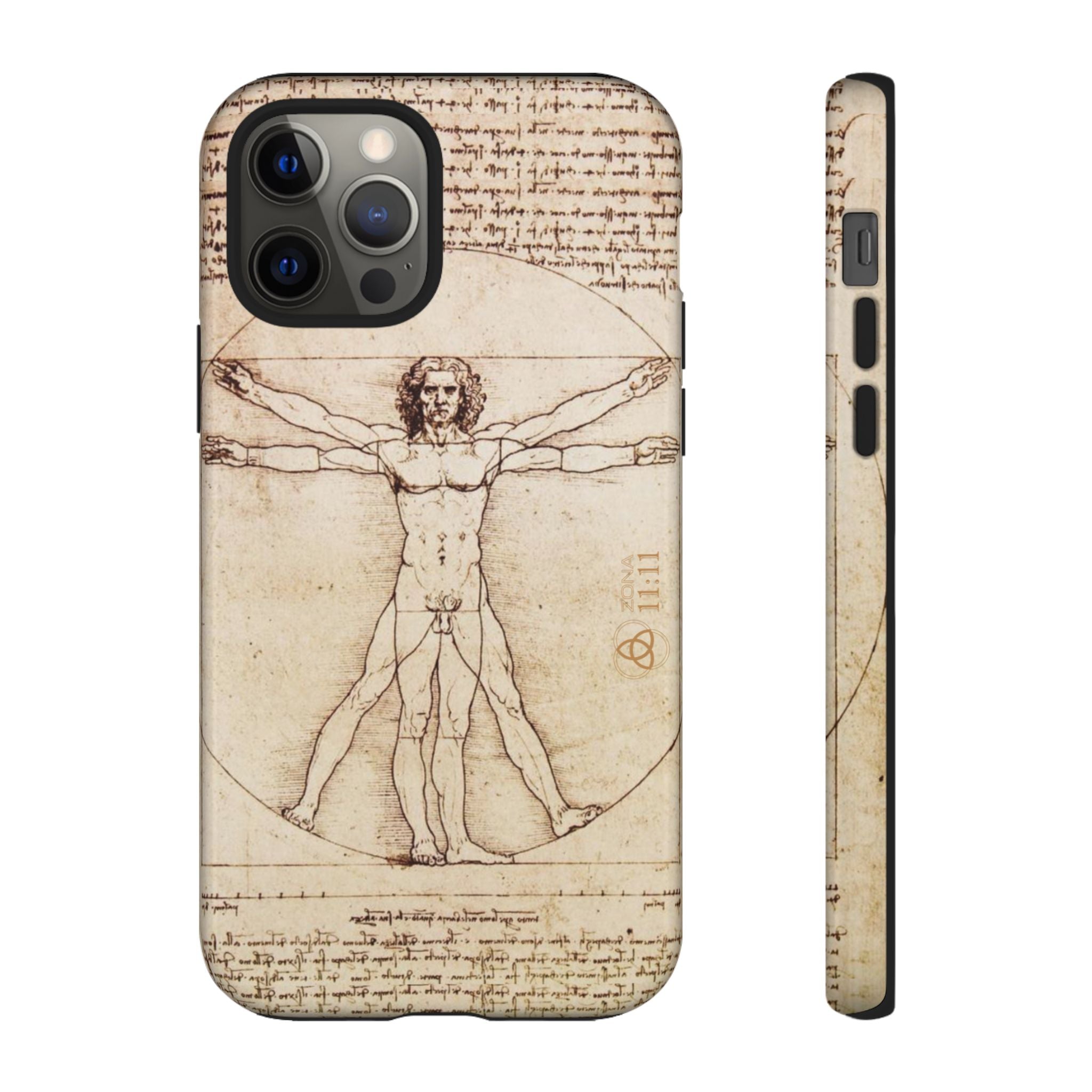 Proporción Divina – Carcasa de doble capa del Hombre de Vitruvio - Da Vinci