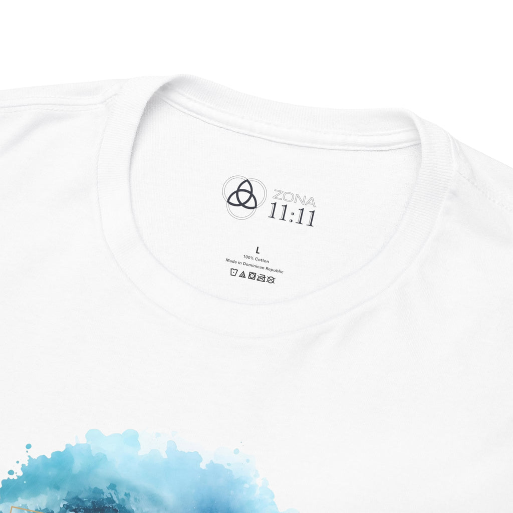 Espiral Dorada – Camiseta Unisex con Onda de la Vida
