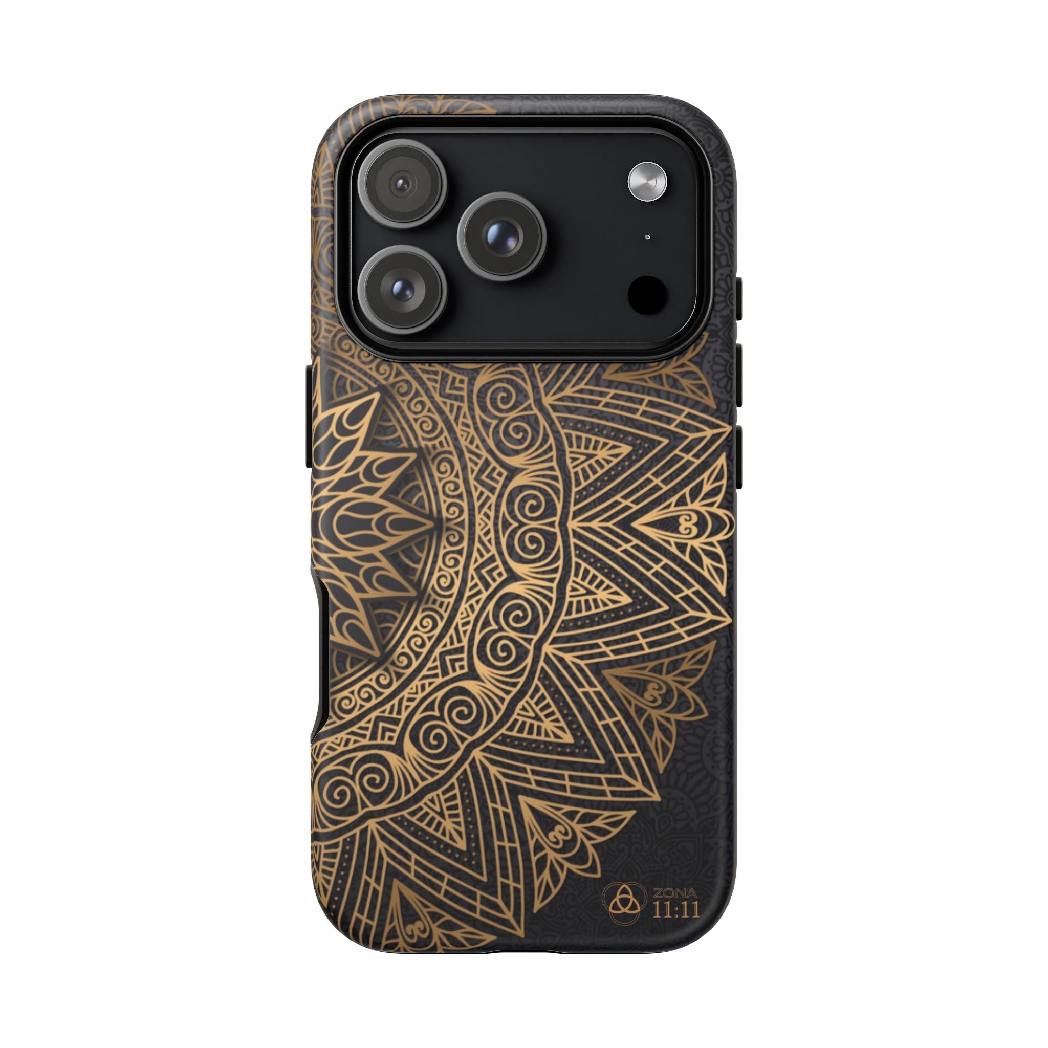 Mandala Dorado – Carcasa Doble Protección