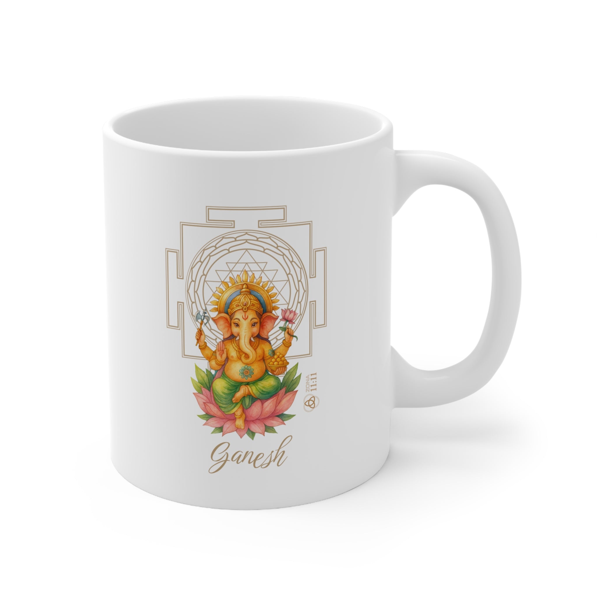 Ganesh Sagrado – Taza Abundancia & Bendición (11oz & 15oz)