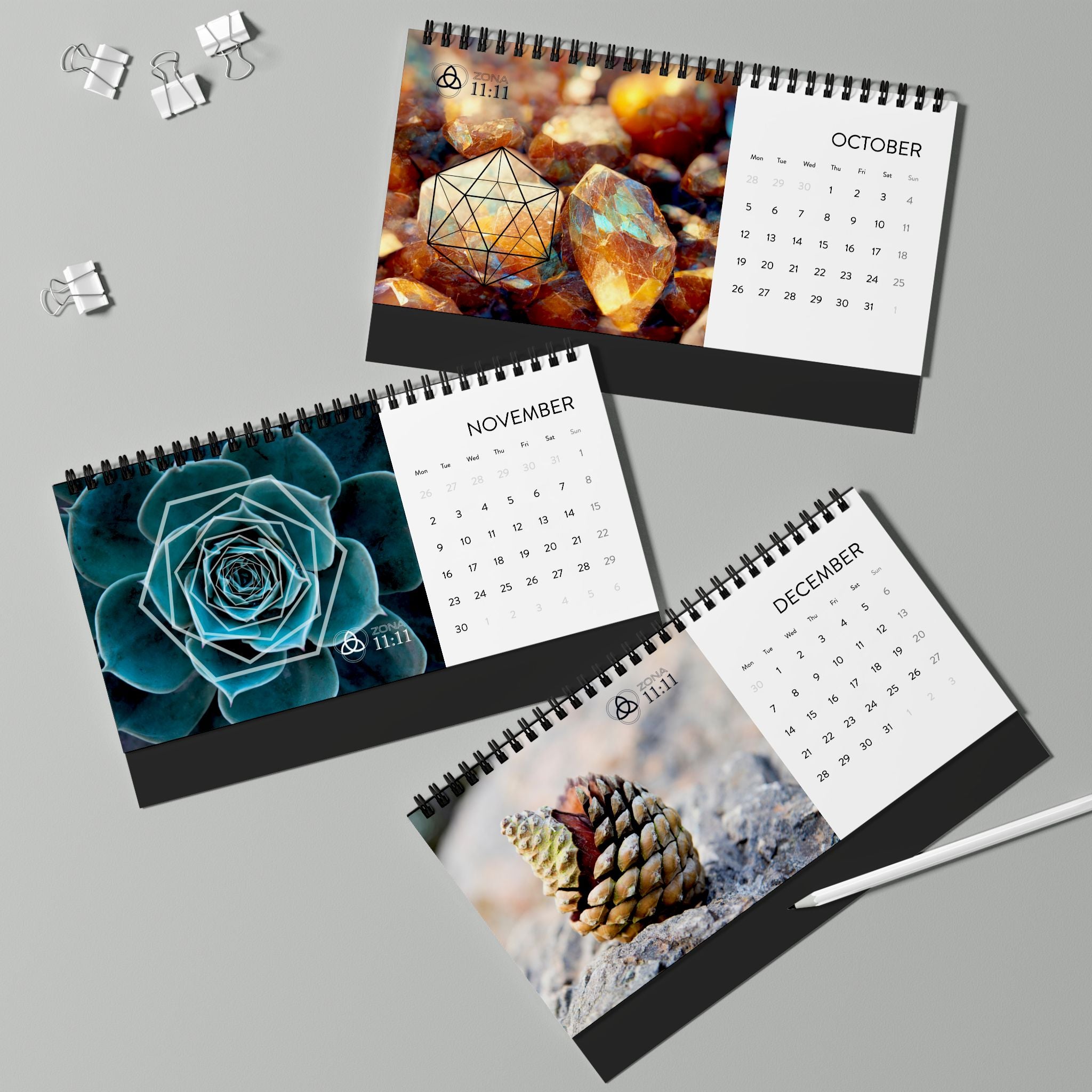 Geometría Sagrada de la Naturaleza – Calendario 2026