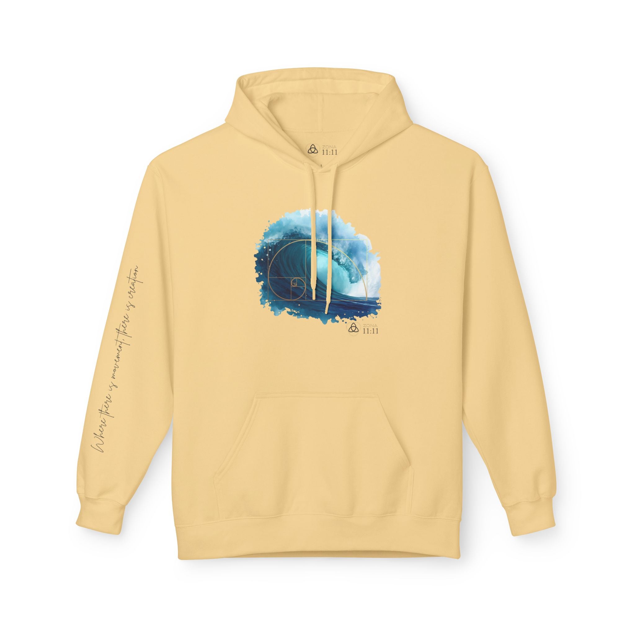 Espiral Dorada · Hoodie Unisex – Onda de la Vida