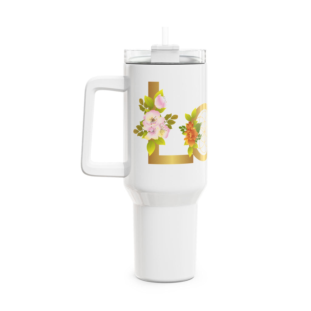 Amor que Florece – Tumbler Semilla de la Vida 40oz (1.183ml)