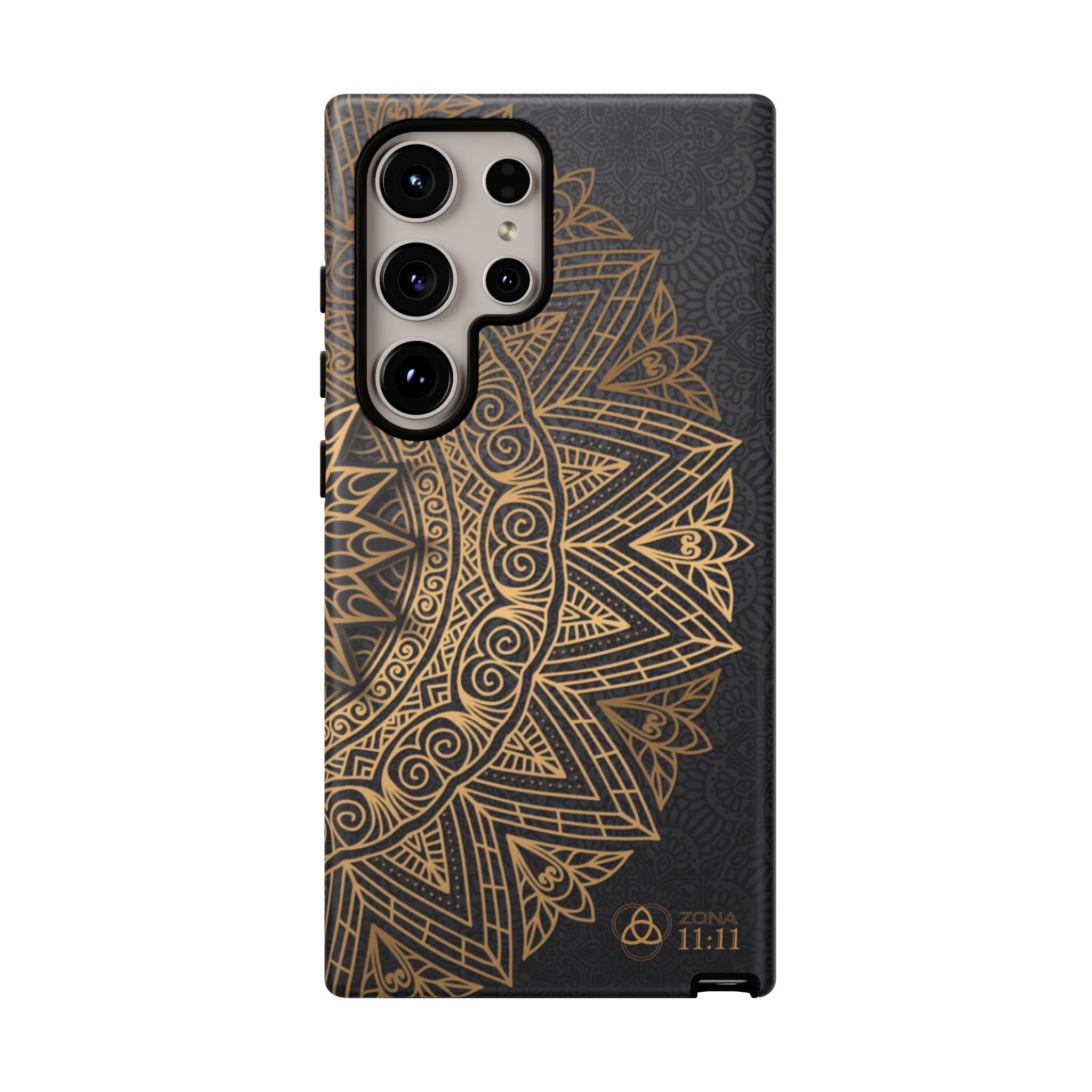 Mandala Dorado – Carcasa Doble Protección