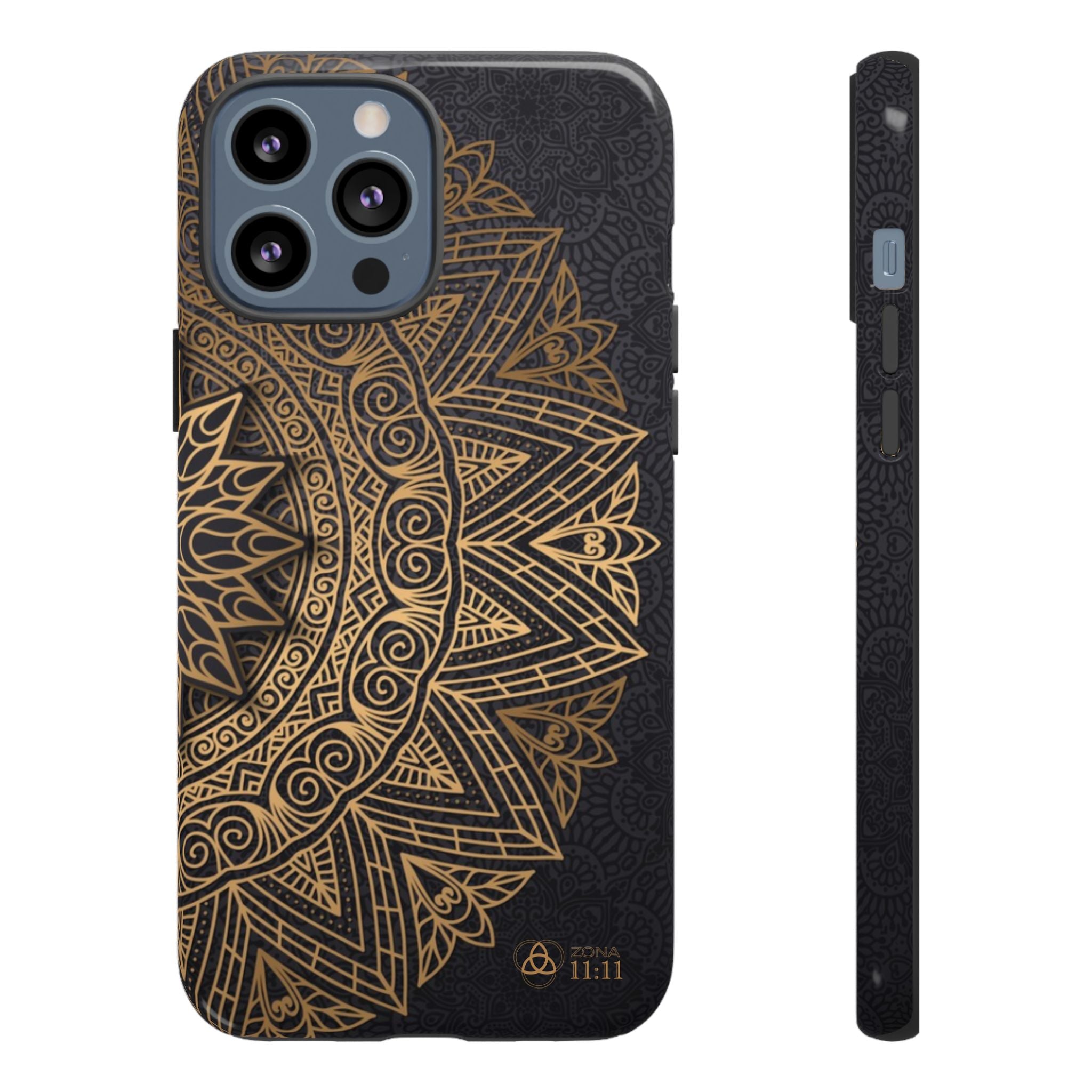 Mandala Dorado – Carcasa Doble Protección