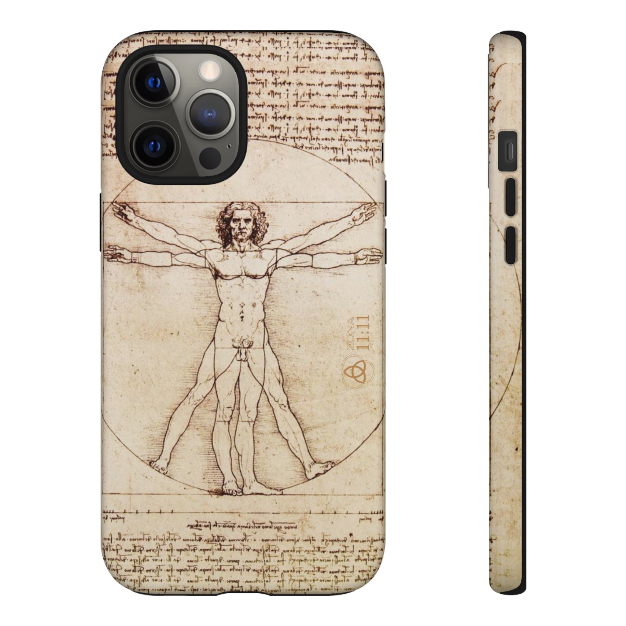 Proporción Divina – Carcasa de doble capa del Hombre de Vitruvio - Da Vinci