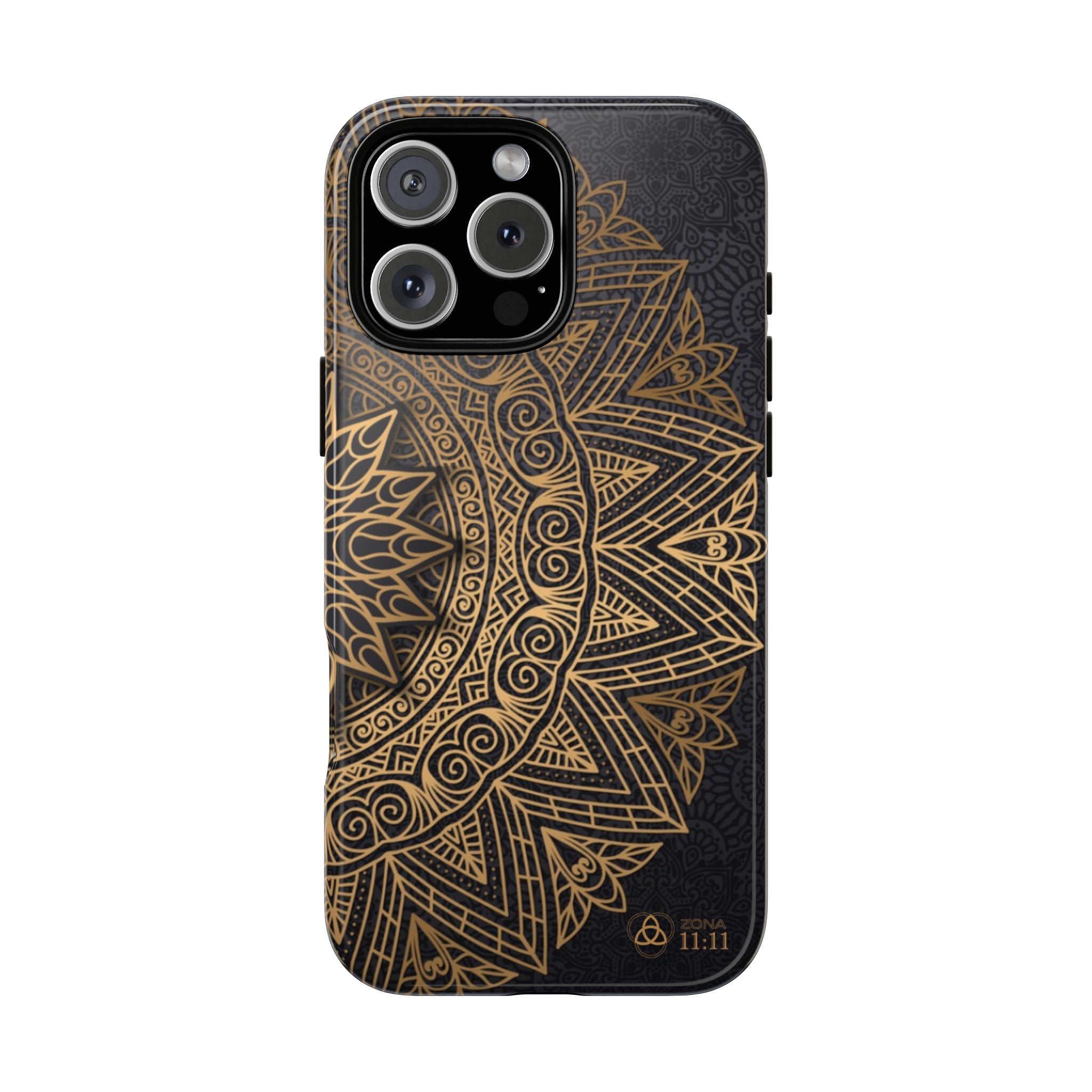 Mandala Dorado – Carcasa Doble Protección