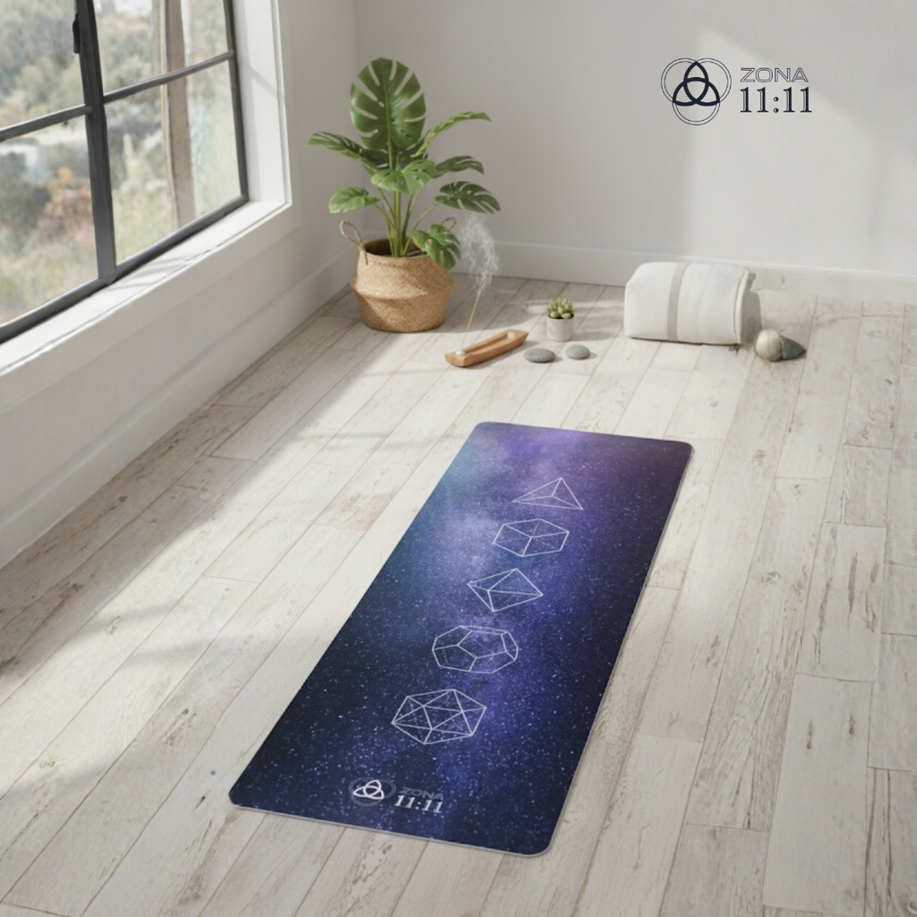 Geometría del Cosmos – Mat de Yoga Sólidos Platónicos