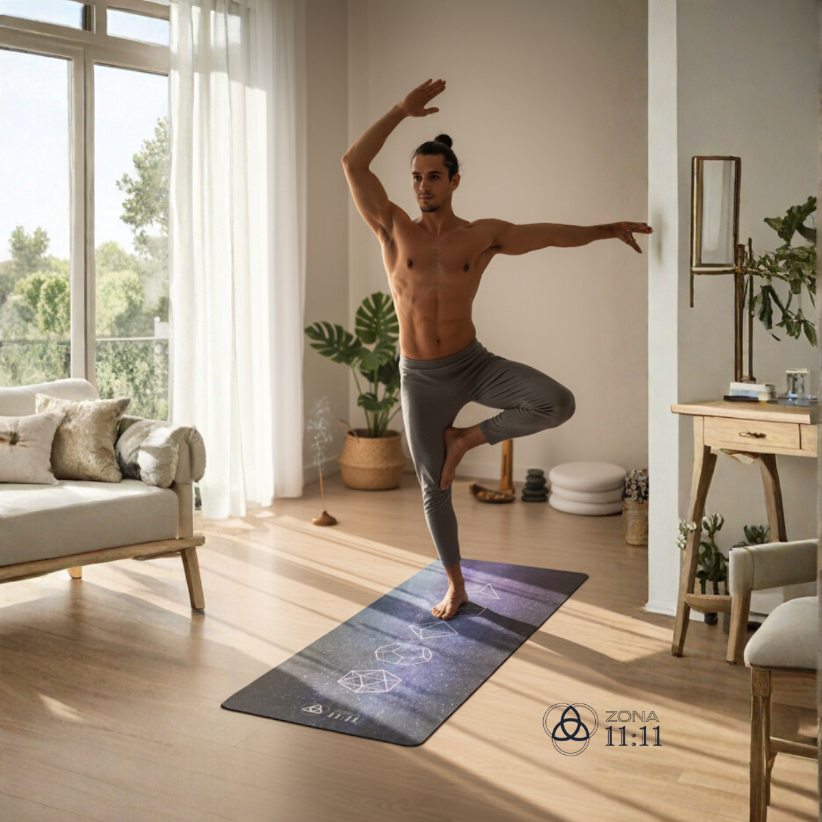 Geometría del Cosmos – Mat de Yoga Sólidos Platónicos