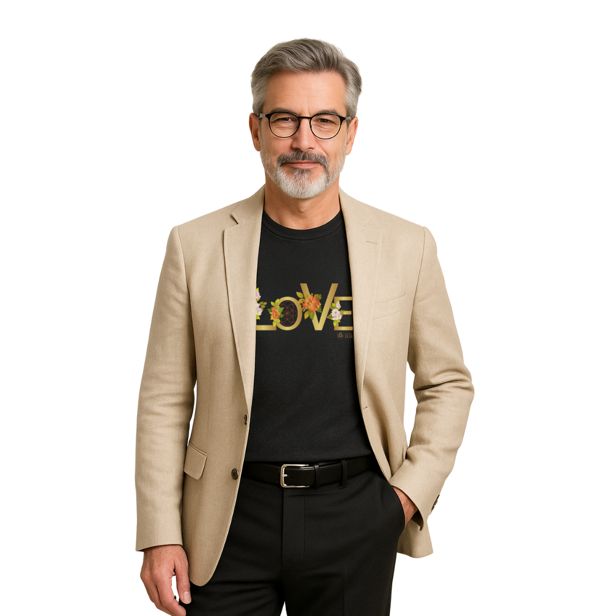 LOVE Urbano – Camiseta Washed (Black)