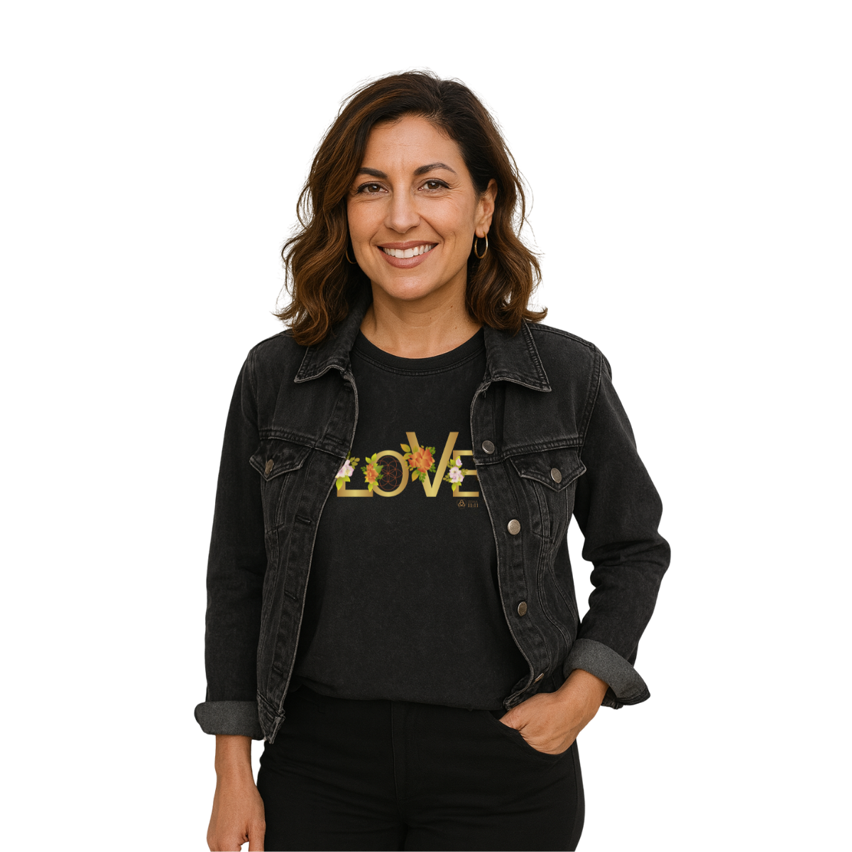 LOVE Urbano – Camiseta Washed (Black)